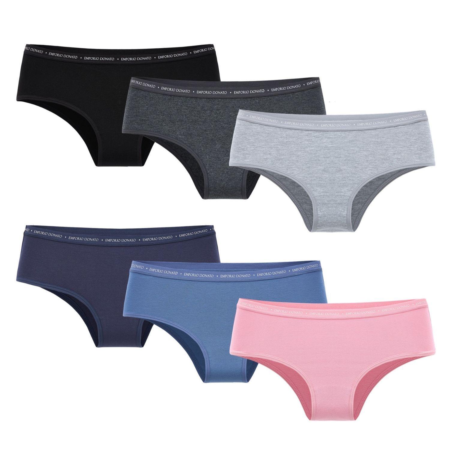 Pack 6 - Calzones Pantaleta Algodón – Mujer.-7