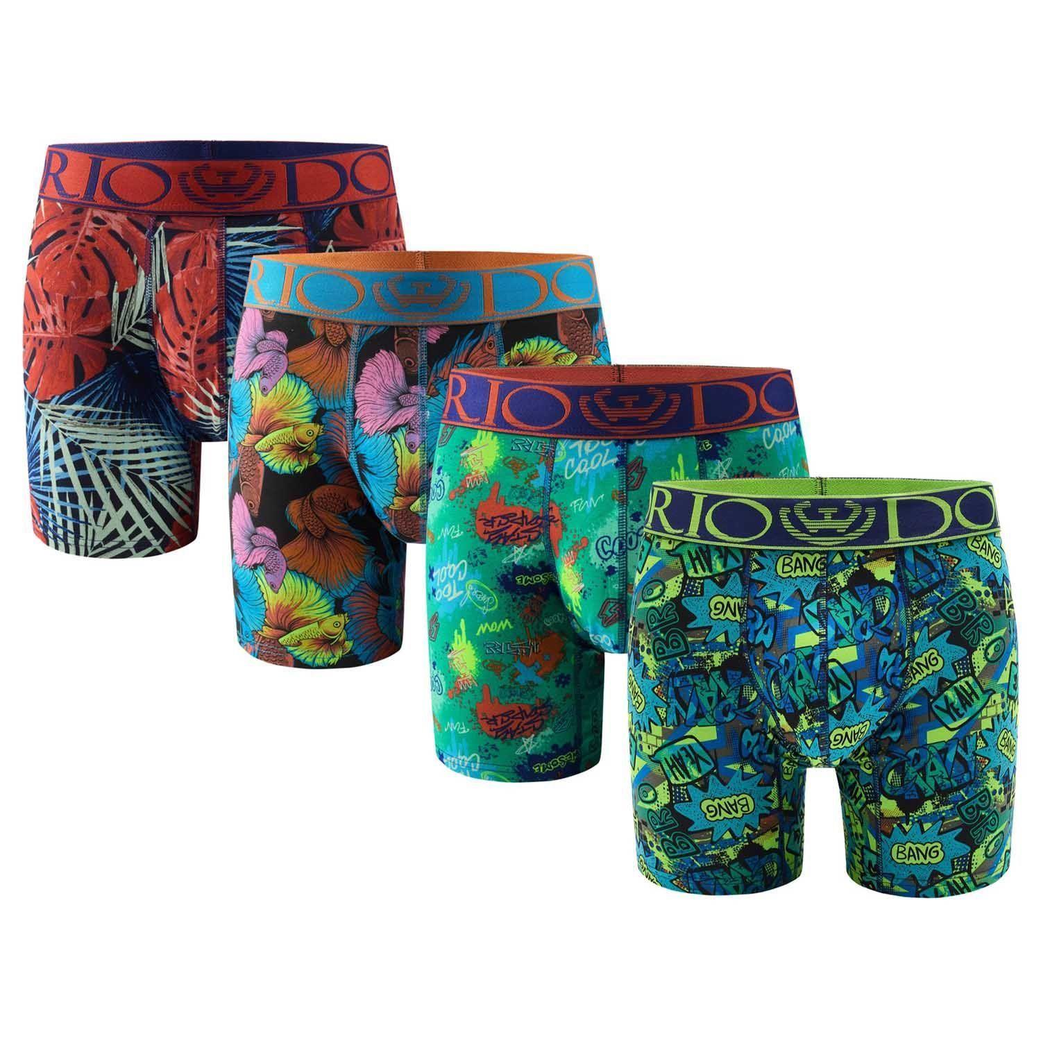 Pack de 4 -Boxer Medio Algodón- Hombre-0