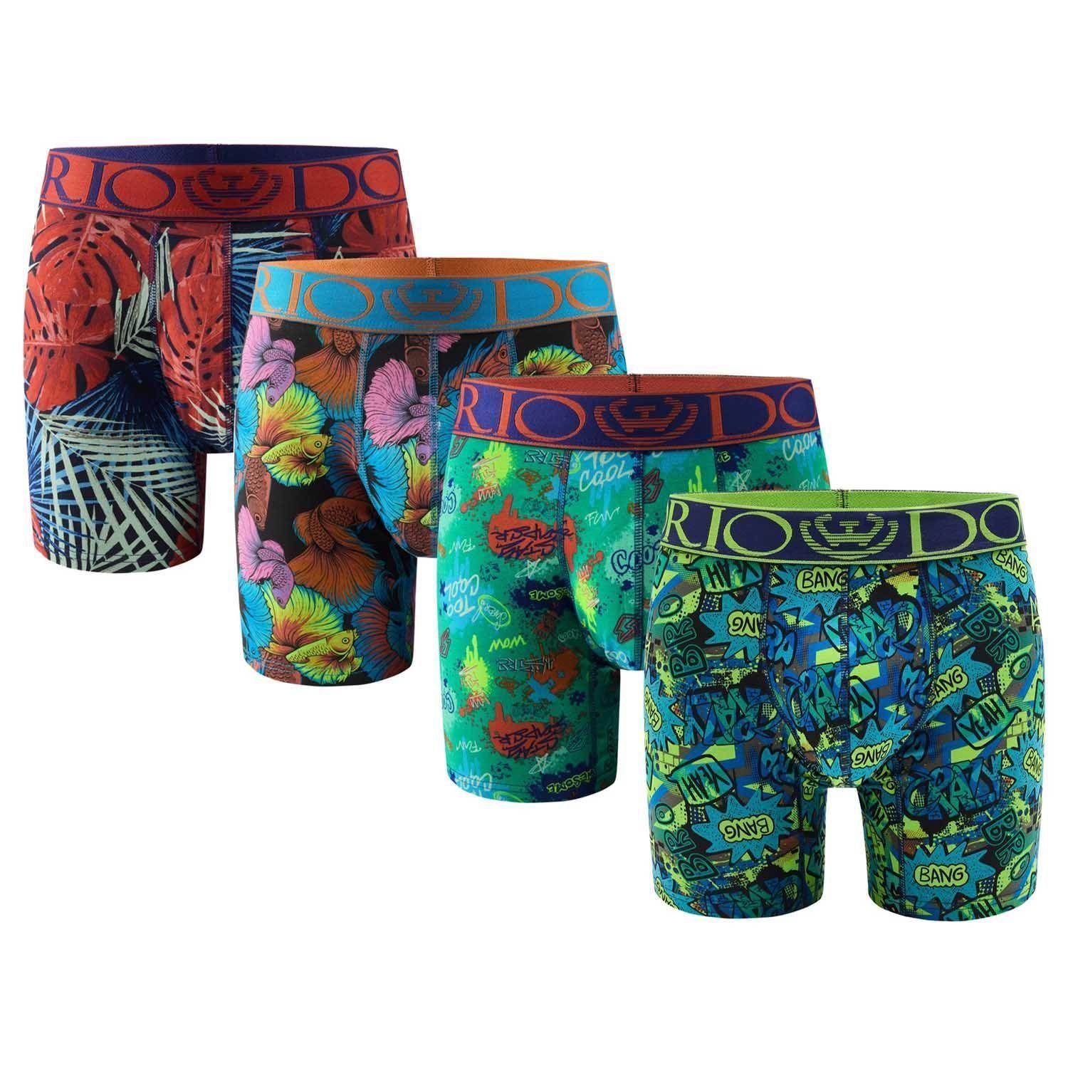 Pack de 4 Boxer Medio Algodón Hombre Giovacchino-0