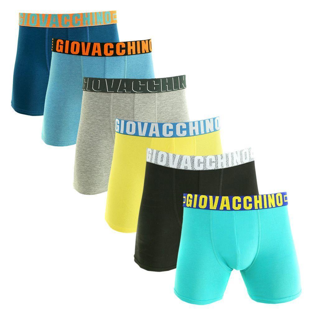 Boxer Medio Algodón Hombre Pack 6-0