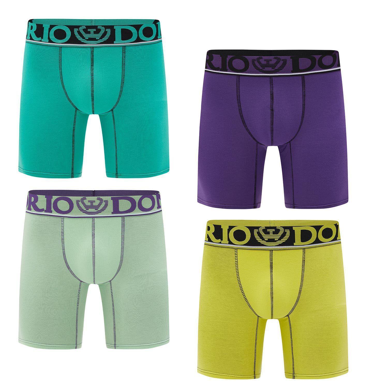 Pack 4 Boxer Medio Algodón - Hombre  -0