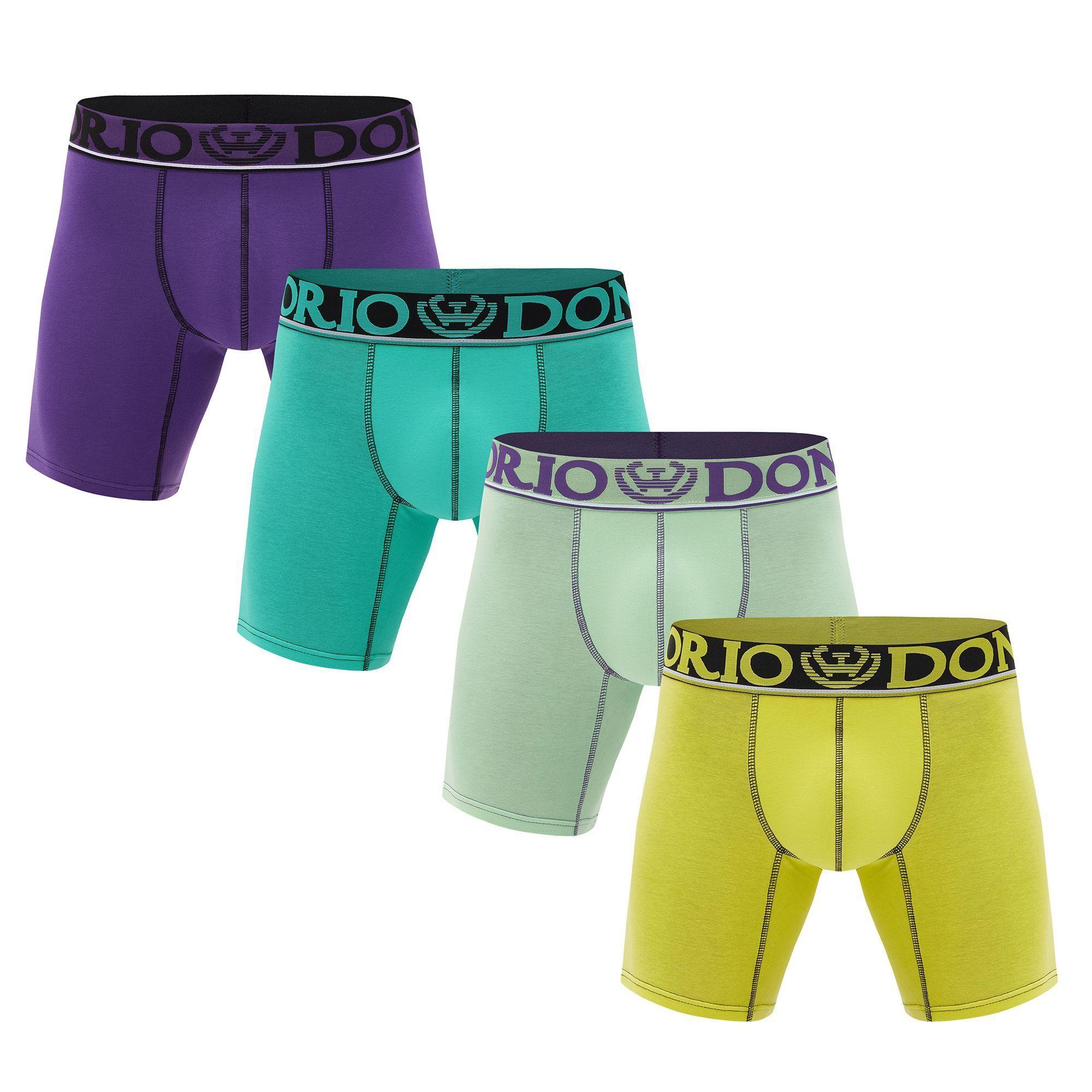 Pack de 4 Boxer Medio Algodón Hombre Giovacchino-0