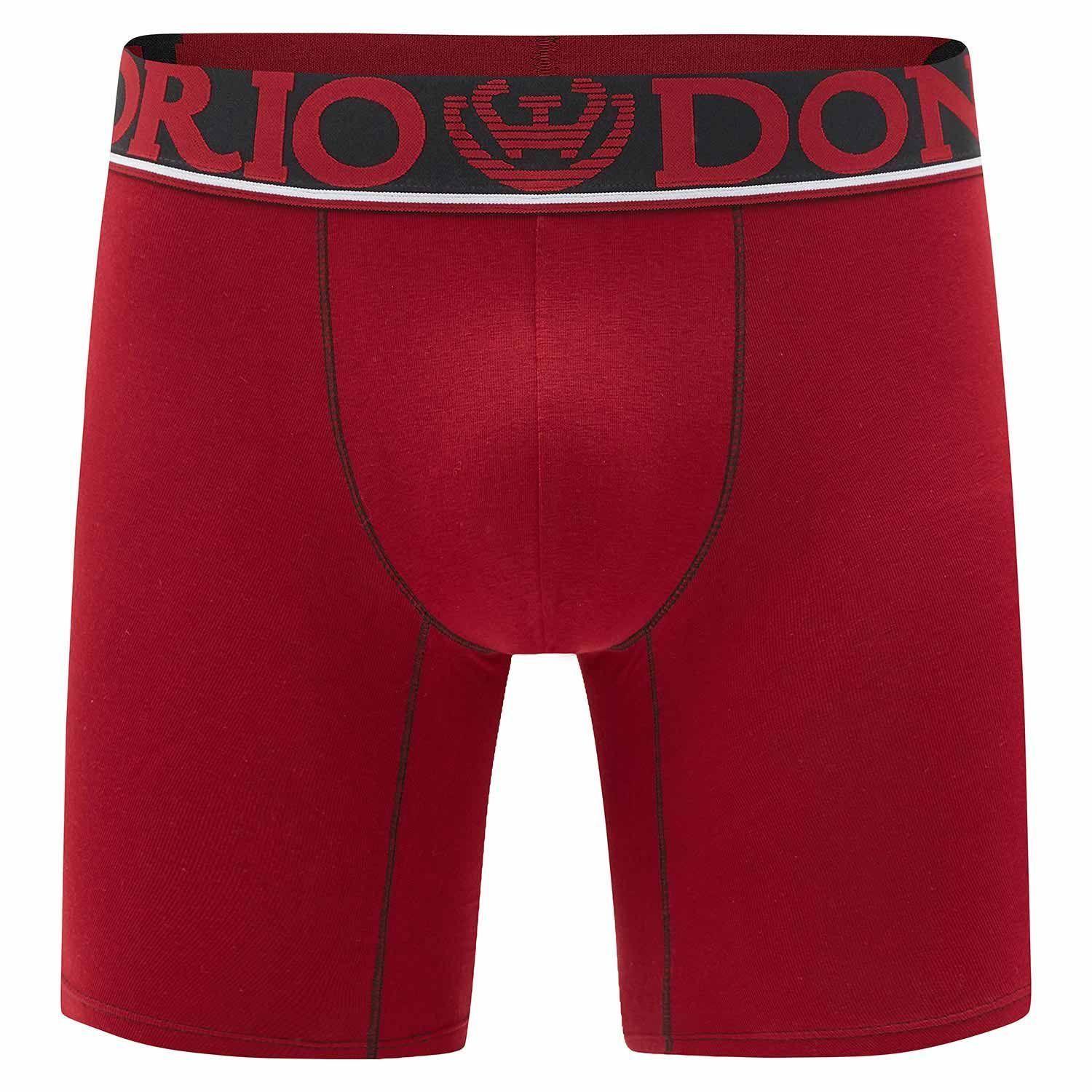 Pack  6 - Boxer Medio Algodón Hombre Con Bolso Regalo -1