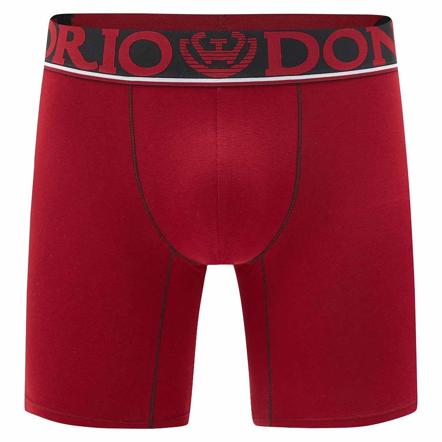 Pack  6 - Boxer Medio Algodón Hombre Con Bolso Regalo -1