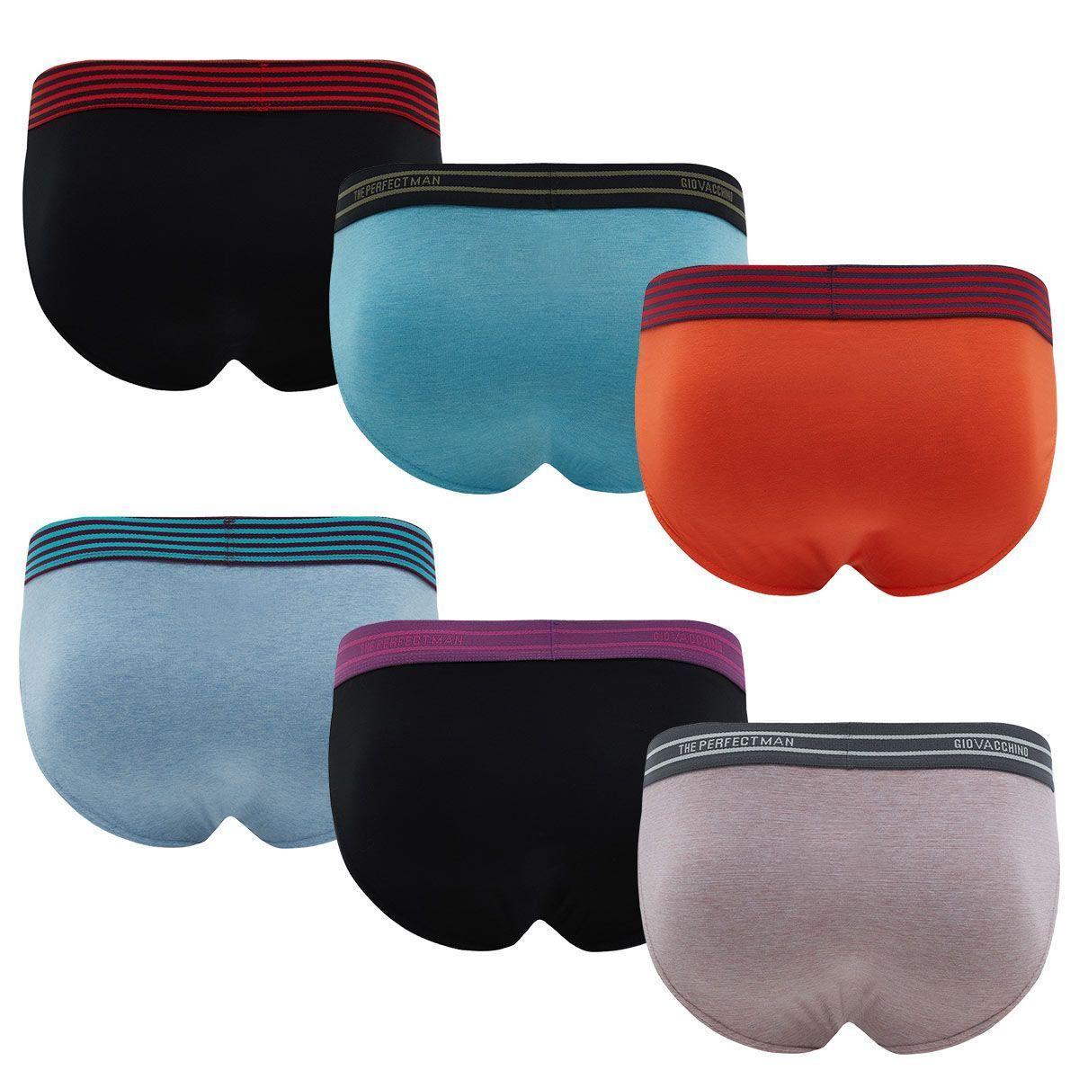 Pack de 6 slip Algodon Hombre-1