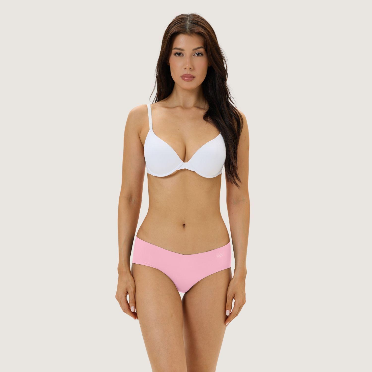 Pack de 6 Calzones Bikini Microfibra - Corte Laser - Mujer-5