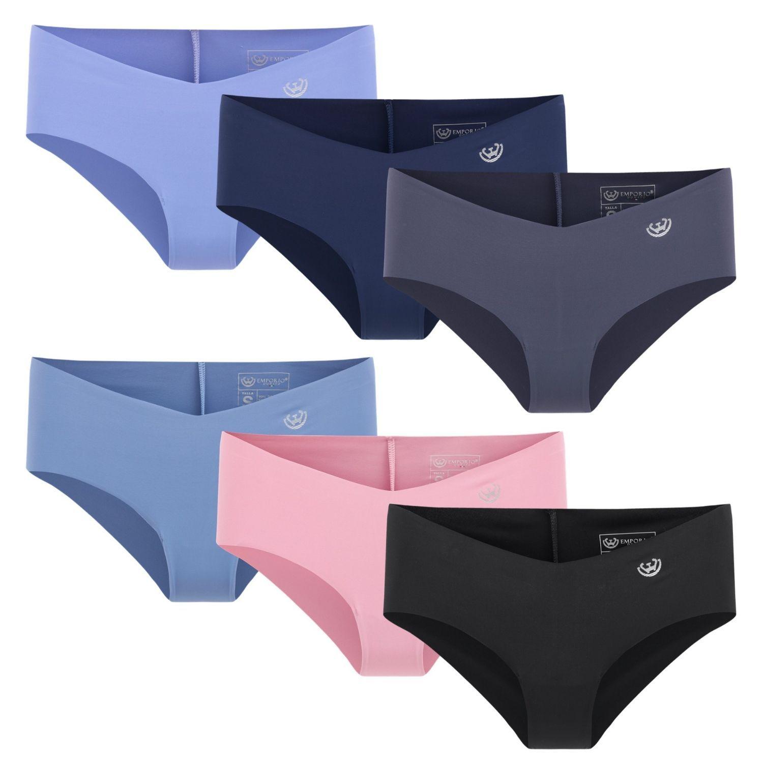 Pack de 6 Calzones Bikini Microfibra - Corte Laser - Mujer-7
