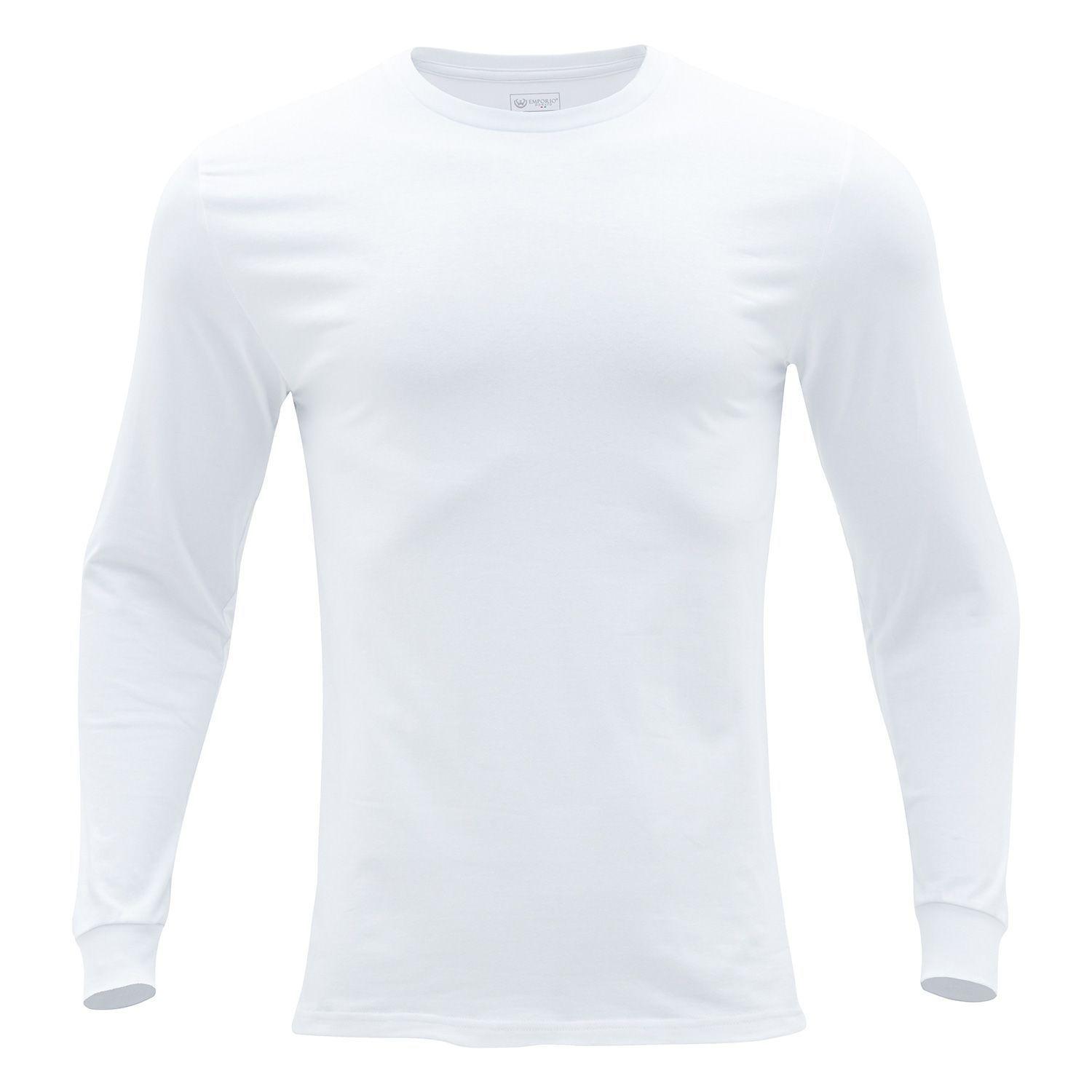 Pack de 2 Camisetas Manga Larga Algodón Hombre Con Bolso de Regalo-2