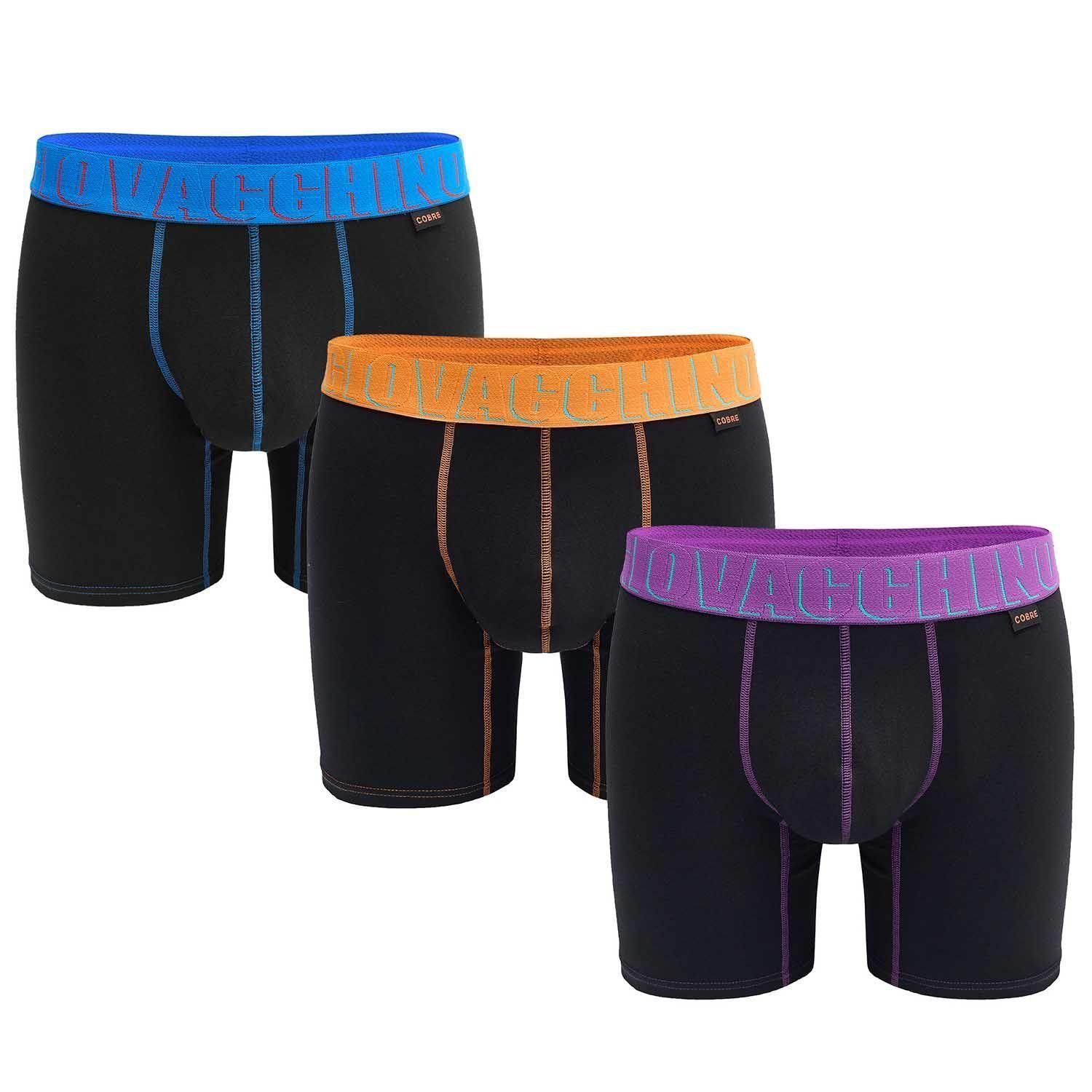 Pack de 3 Boxer Medio Algodón Hombre Giovacchino-0