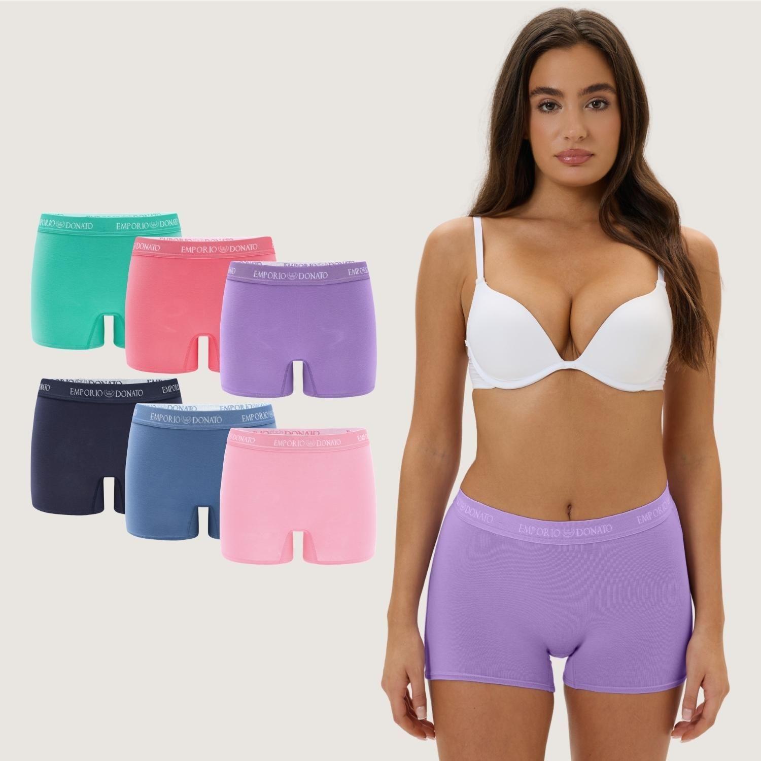 Pack 6 – Calzones Pantaleta Algodón  - Mujer.-0