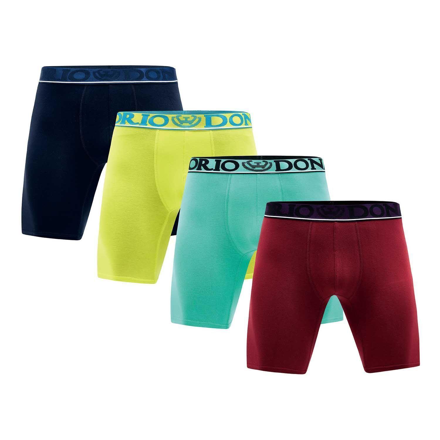 Pack de 4 Boxer Largo Algodón Hombre Giovacchino-0