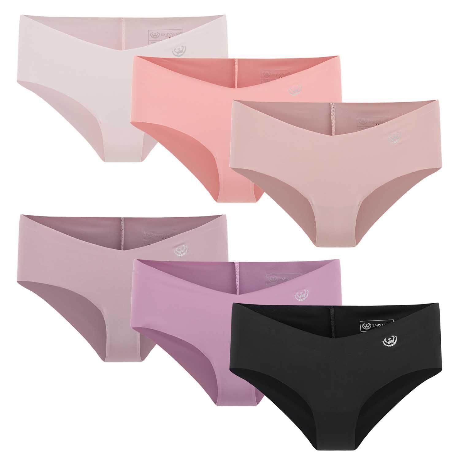 Pack   de 6 Calzones Bikini – Microfibra Corte Laser Mujer-0