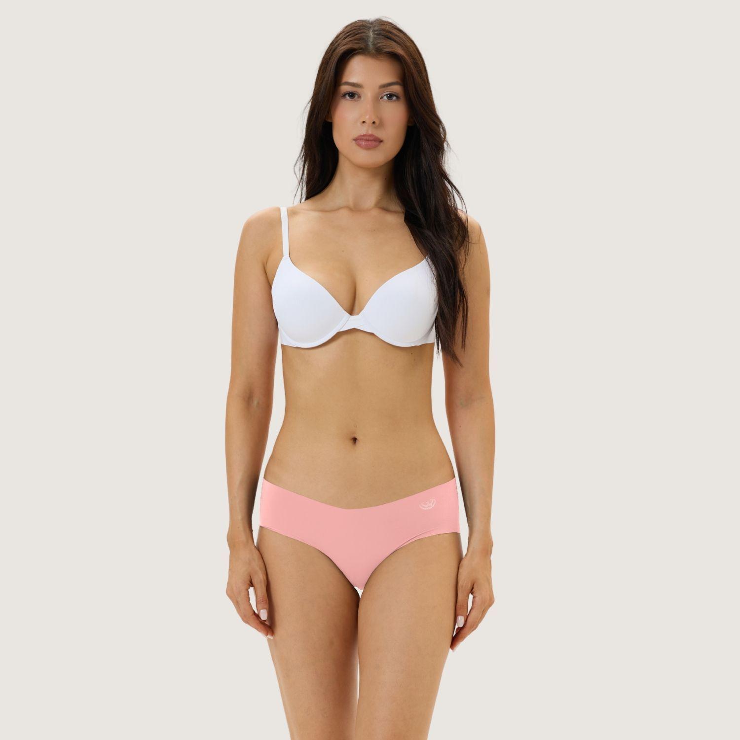 Pack   de 6 Calzones Bikini – Microfibra Corte Laser Mujer-2