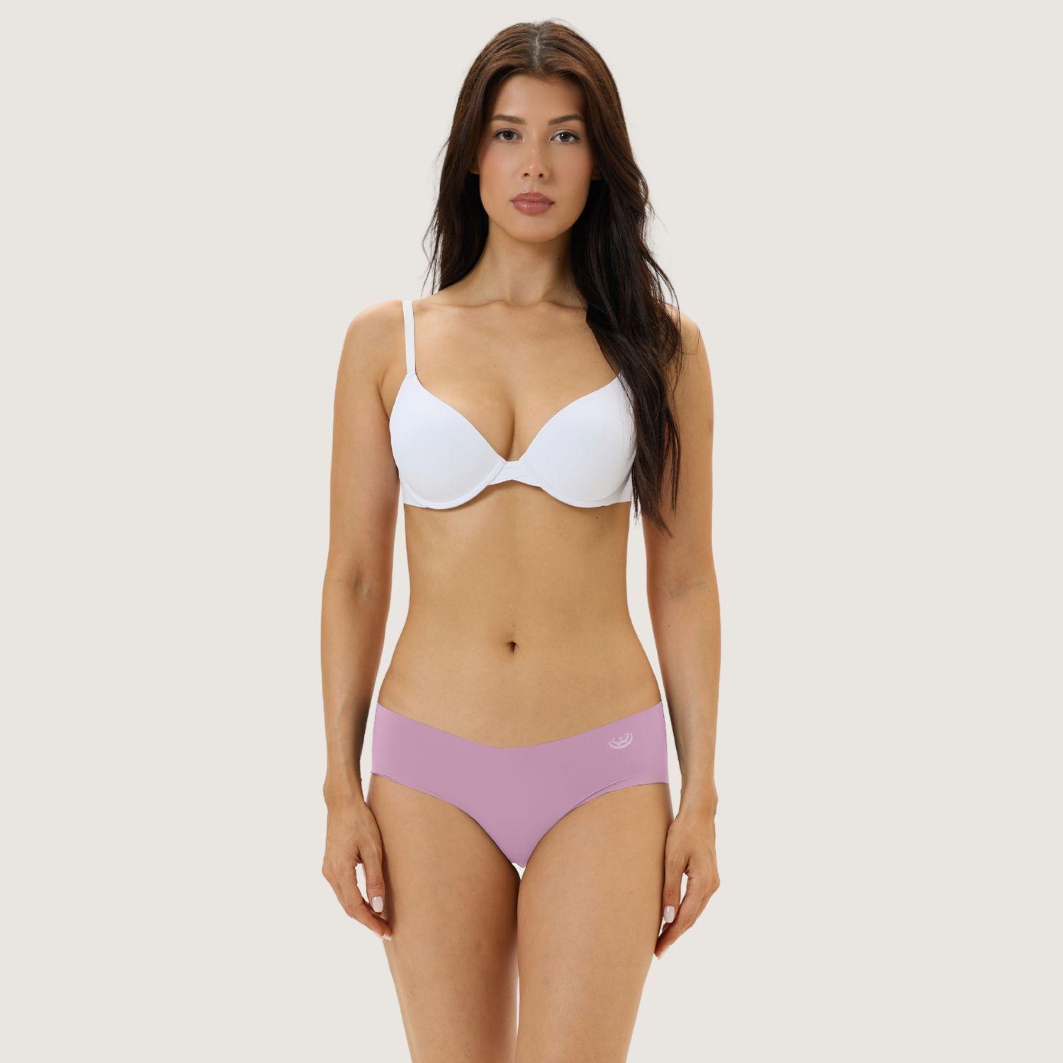 Pack   de 6 Calzones Bikini – Microfibra Corte Laser Mujer-4