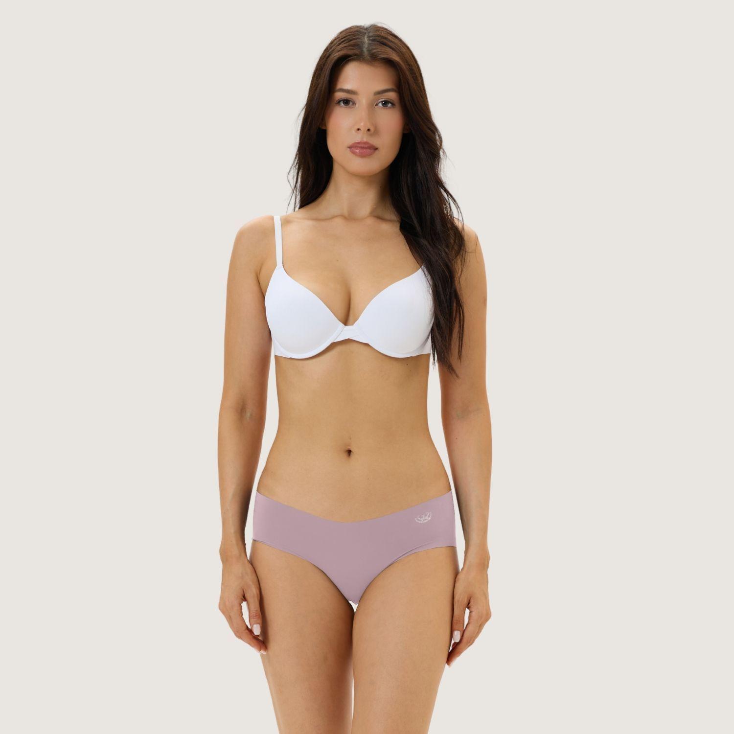 Pack   de 6 Calzones Bikini – Microfibra Corte Laser Mujer-5
