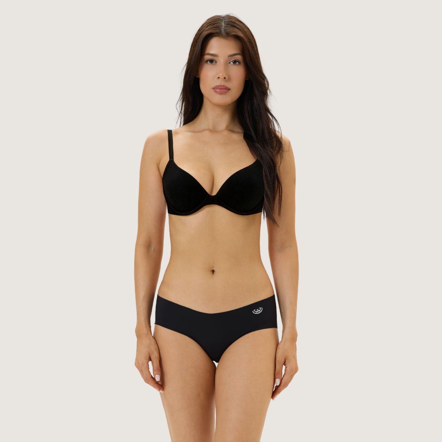 Pack   de 6 Calzones Bikini – Microfibra Corte Laser Mujer-6