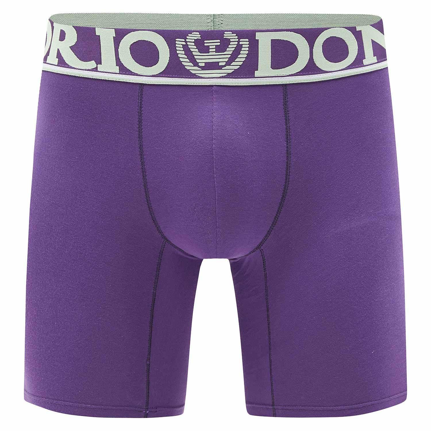 Pack de 6 - Boxer Medio Algodón Hombre Con Bolso Regalo -3