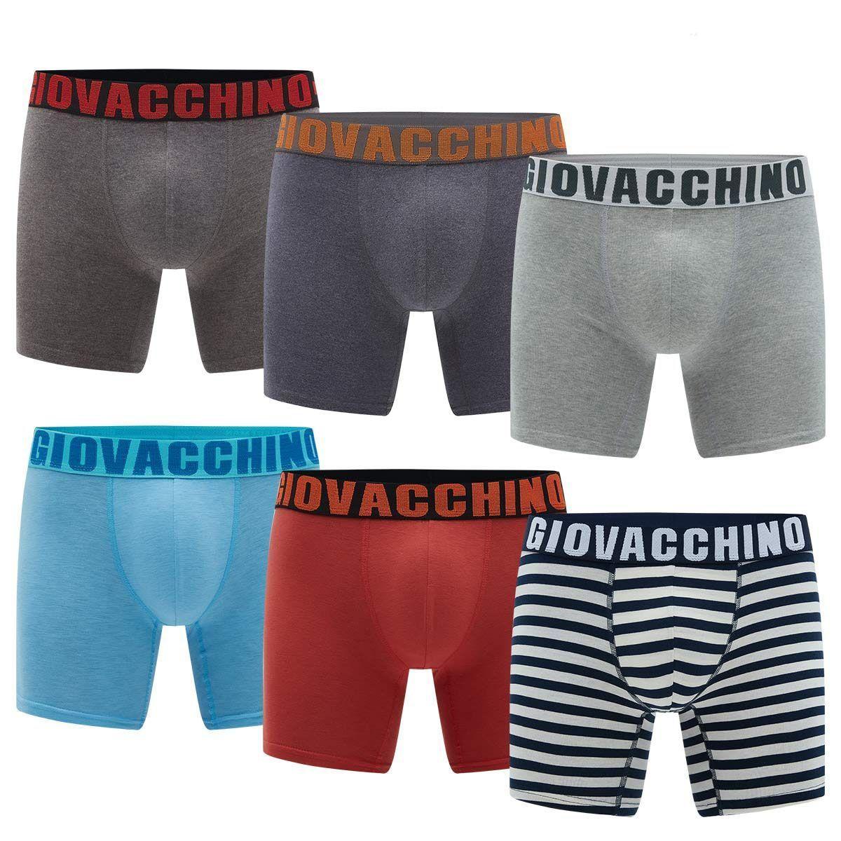 Pack de 6 Boxer Medio Algodon Hombre-0