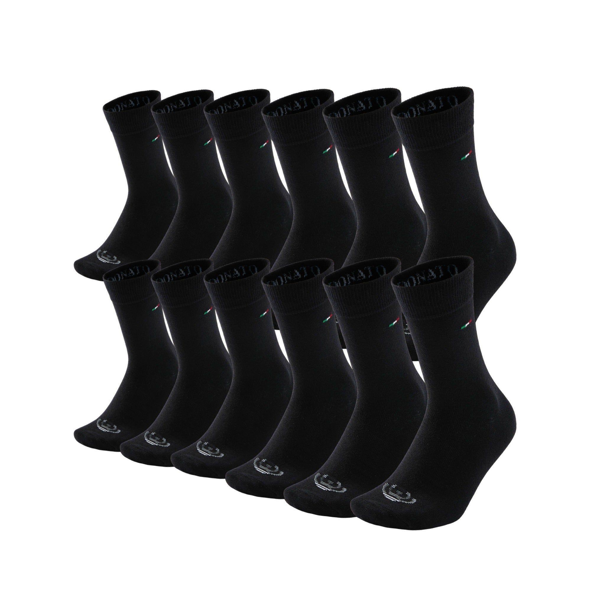 Pack de 12 Calcetines De Vestir Algodón Hombre Giovacchino-0