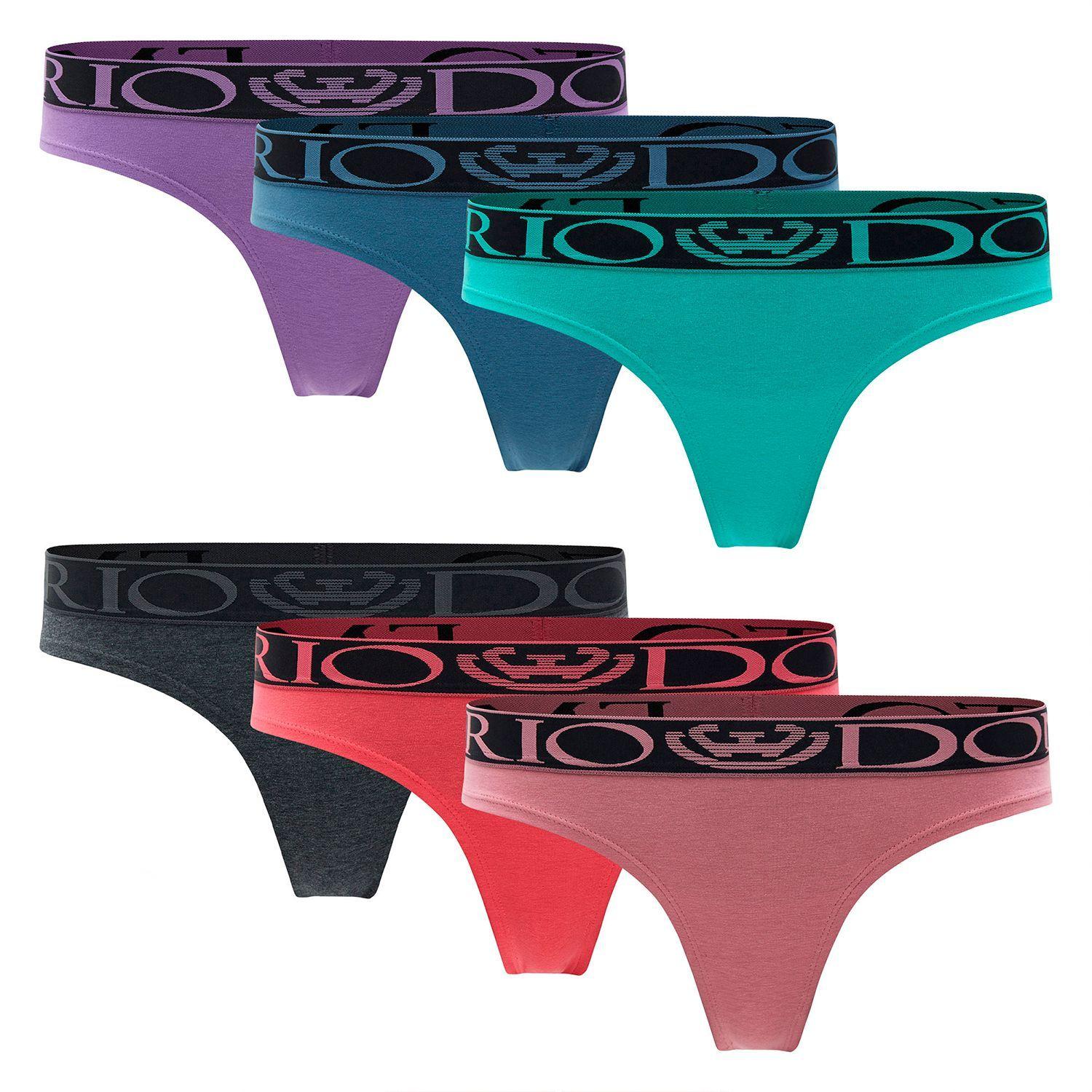 Pack de 6 Calzones Colaless Algodón Mujer-7