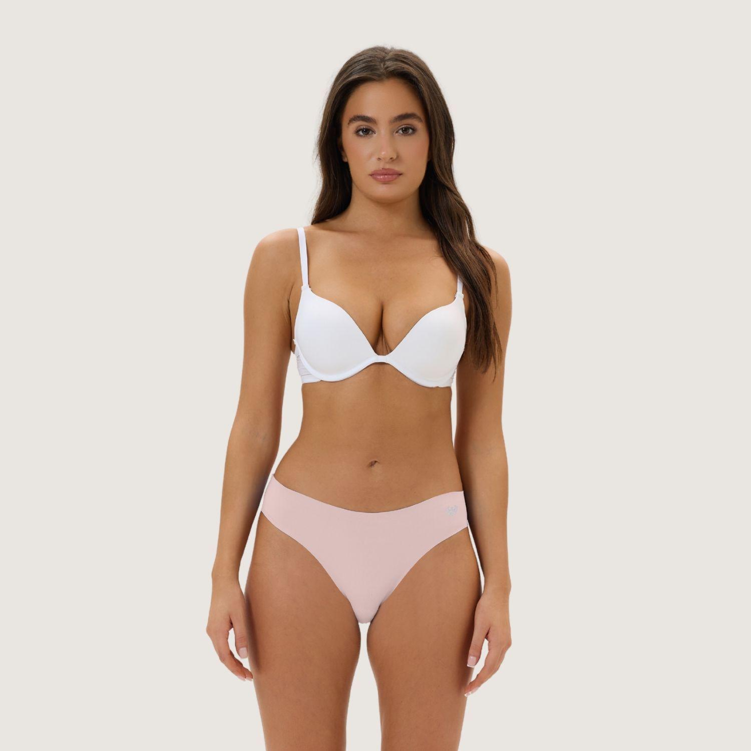 Pack de 6 Calzones – Bikini Microfibra Corte Laser Mujer-3