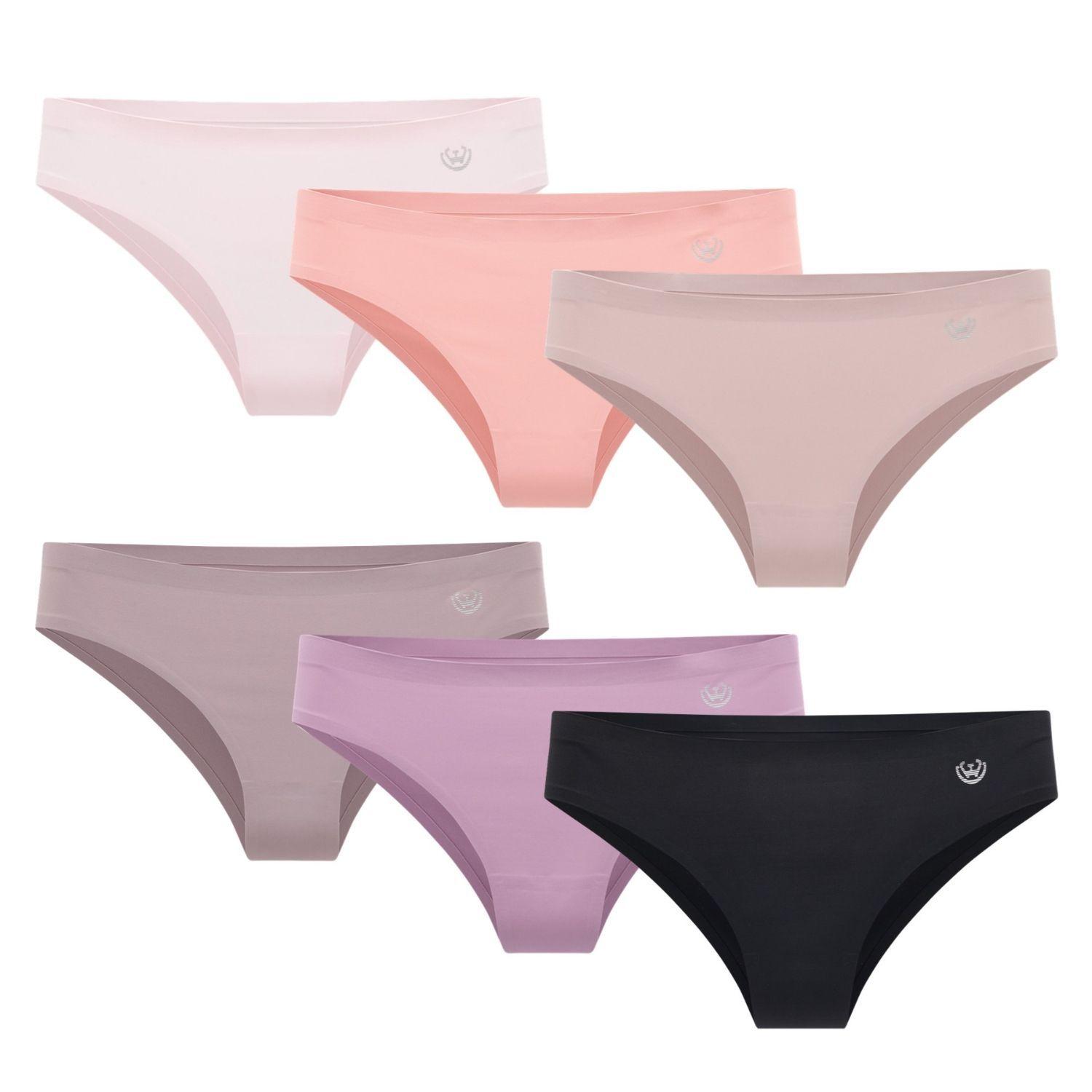 Pack de 6 Calzones – Bikini Microfibra Corte Laser Mujer-7