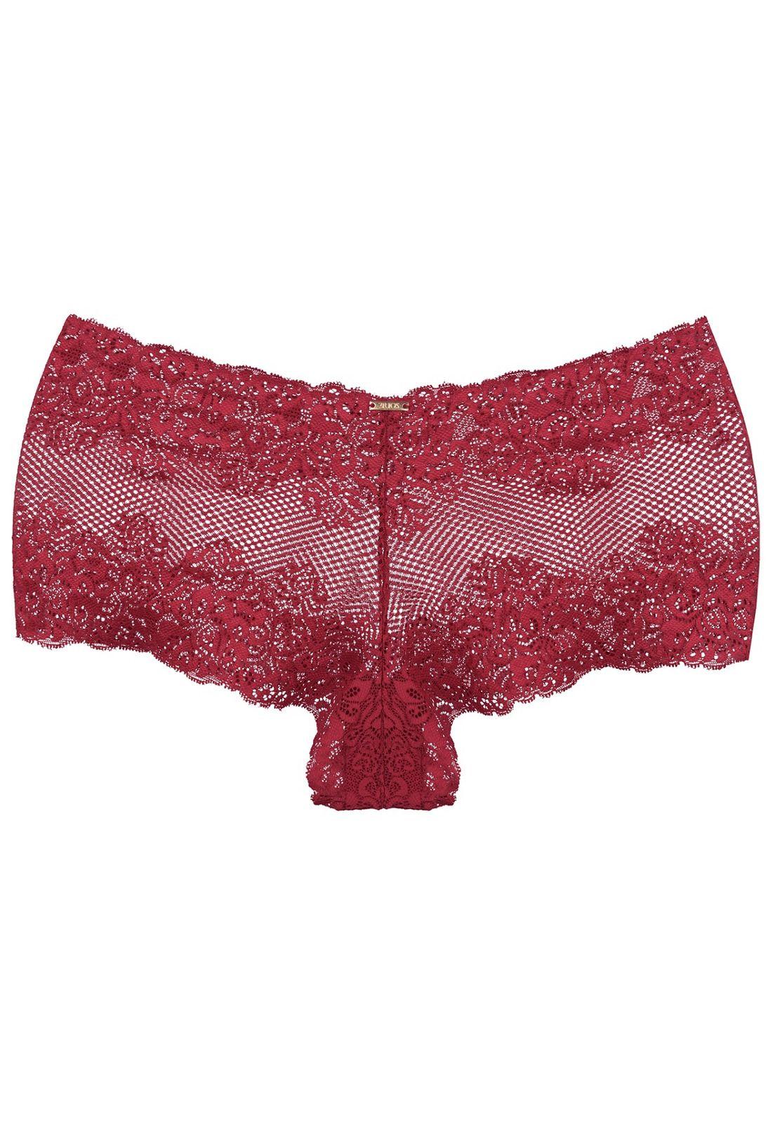 Pack x3  Pantaletas Encaje Rojo 2Rios-2