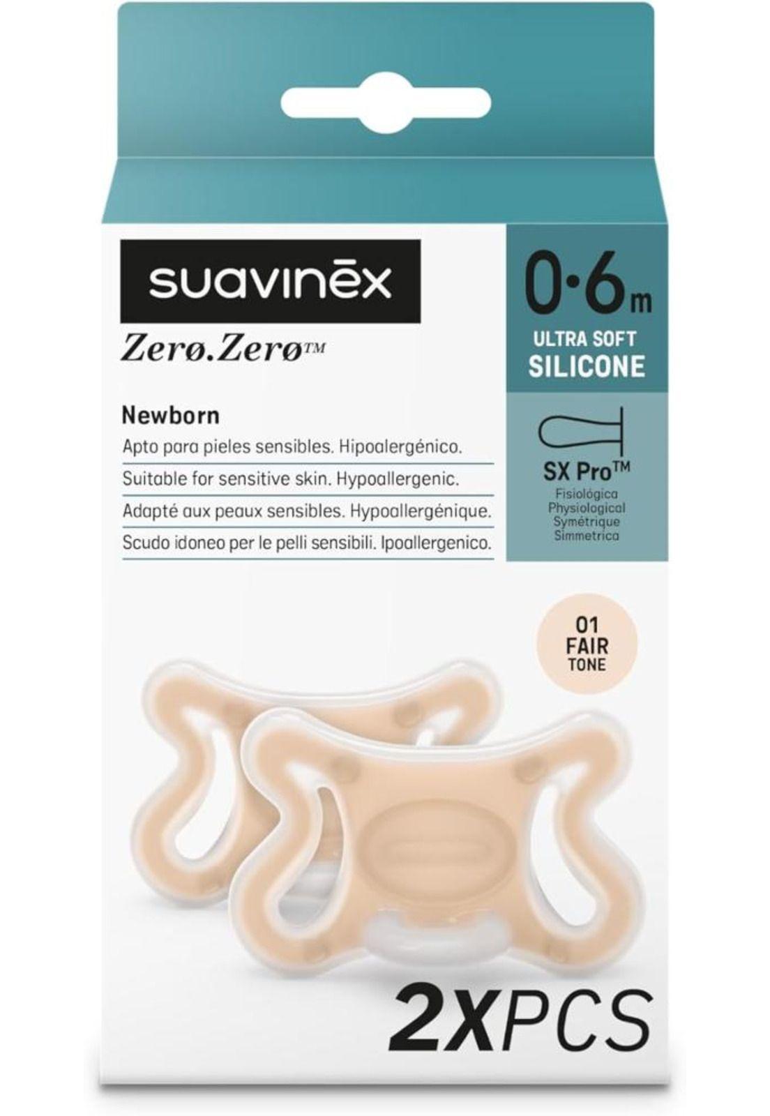 Chupete Nude Zero.Zero SX Pro de Silicona 0/6 meses - 2 unid-3