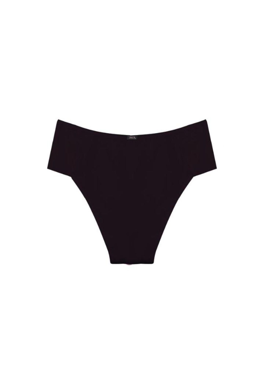 Calzón Menstrual y Absorbente Plus Size Flujo Alto Negro 2Rios-1
