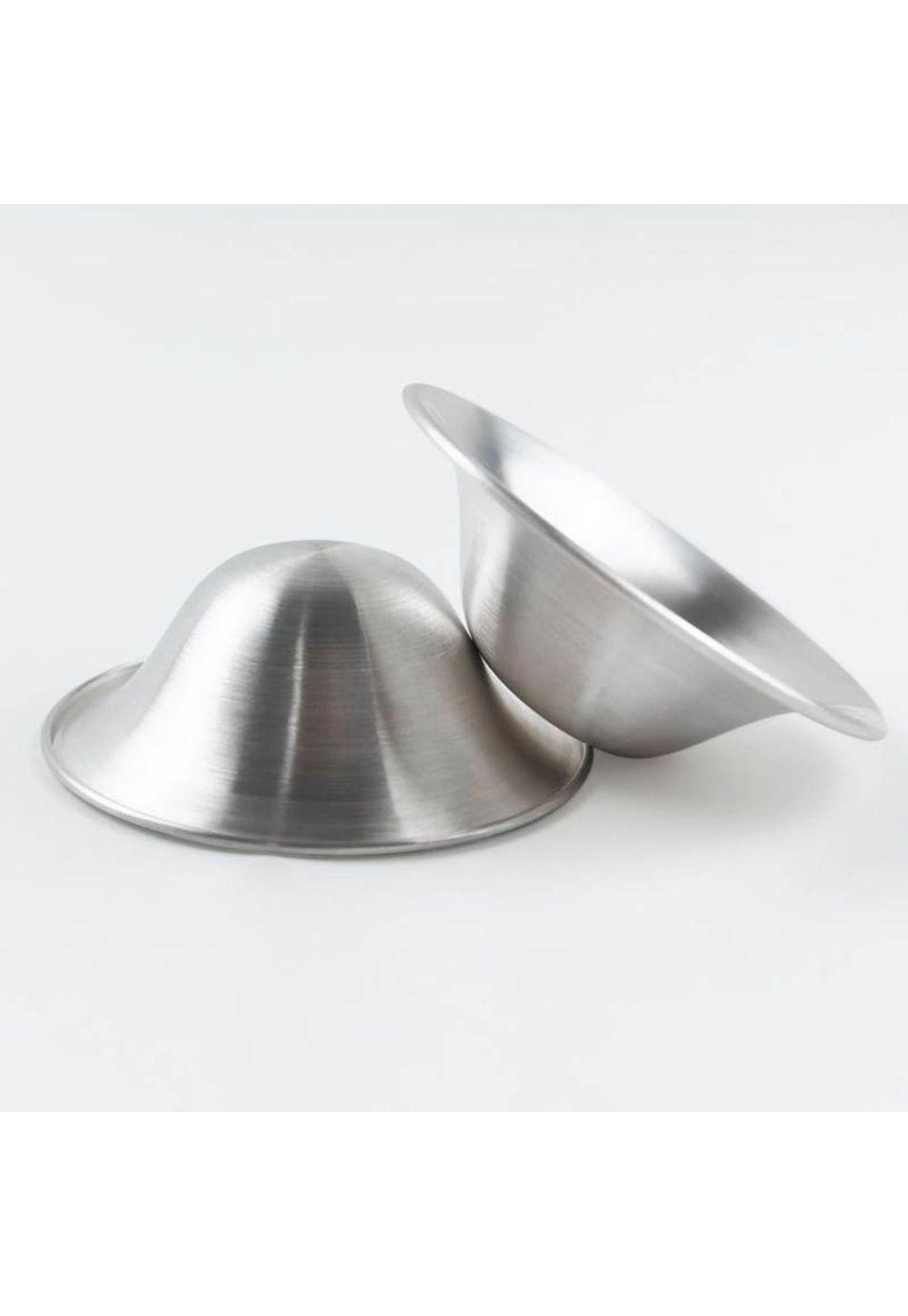 Copas de Lactancia Guven, Plata 999, 2 unidades-0