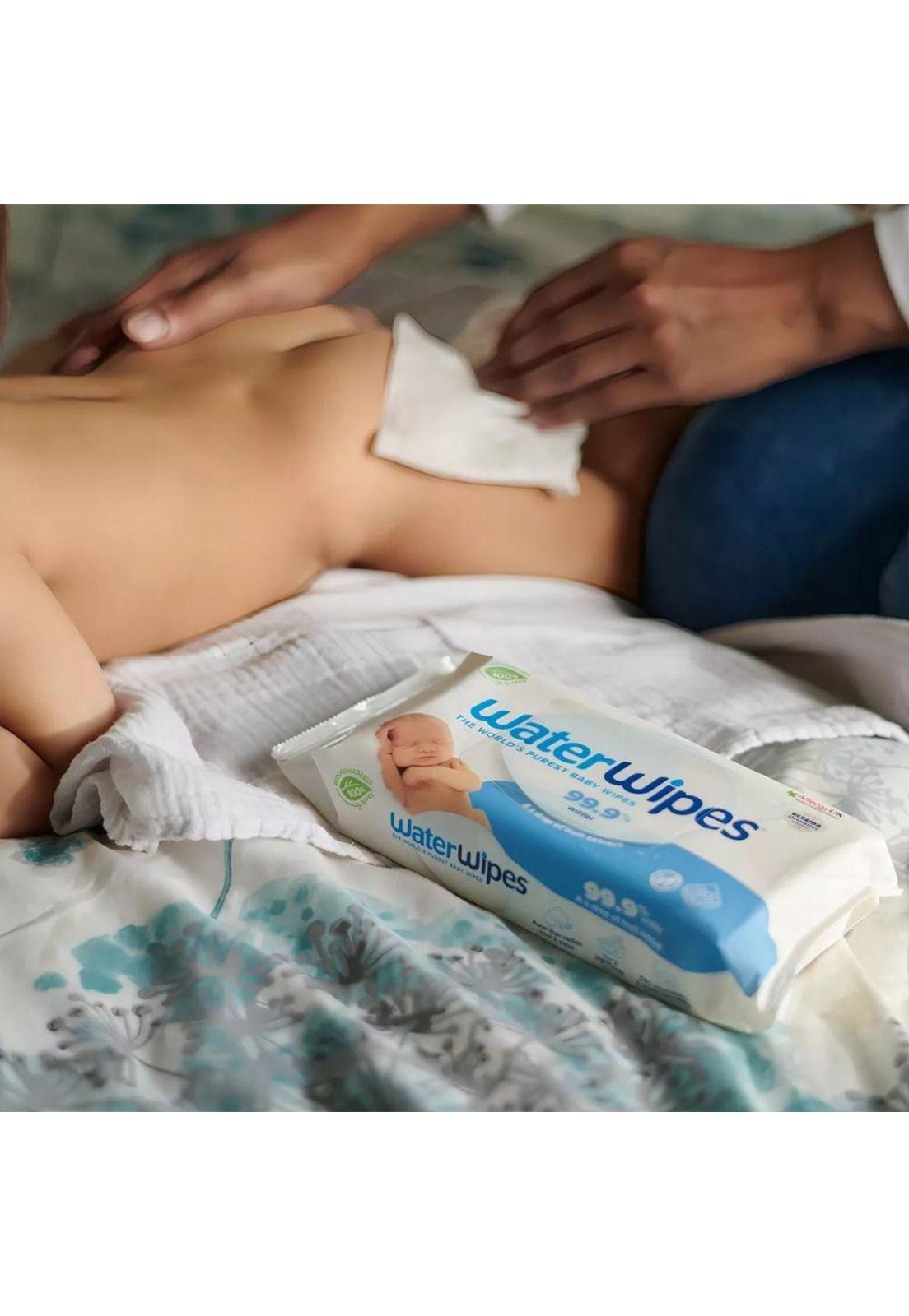 Toallitas húmedas WaterWipes Biodegradables 3x60 uns-1