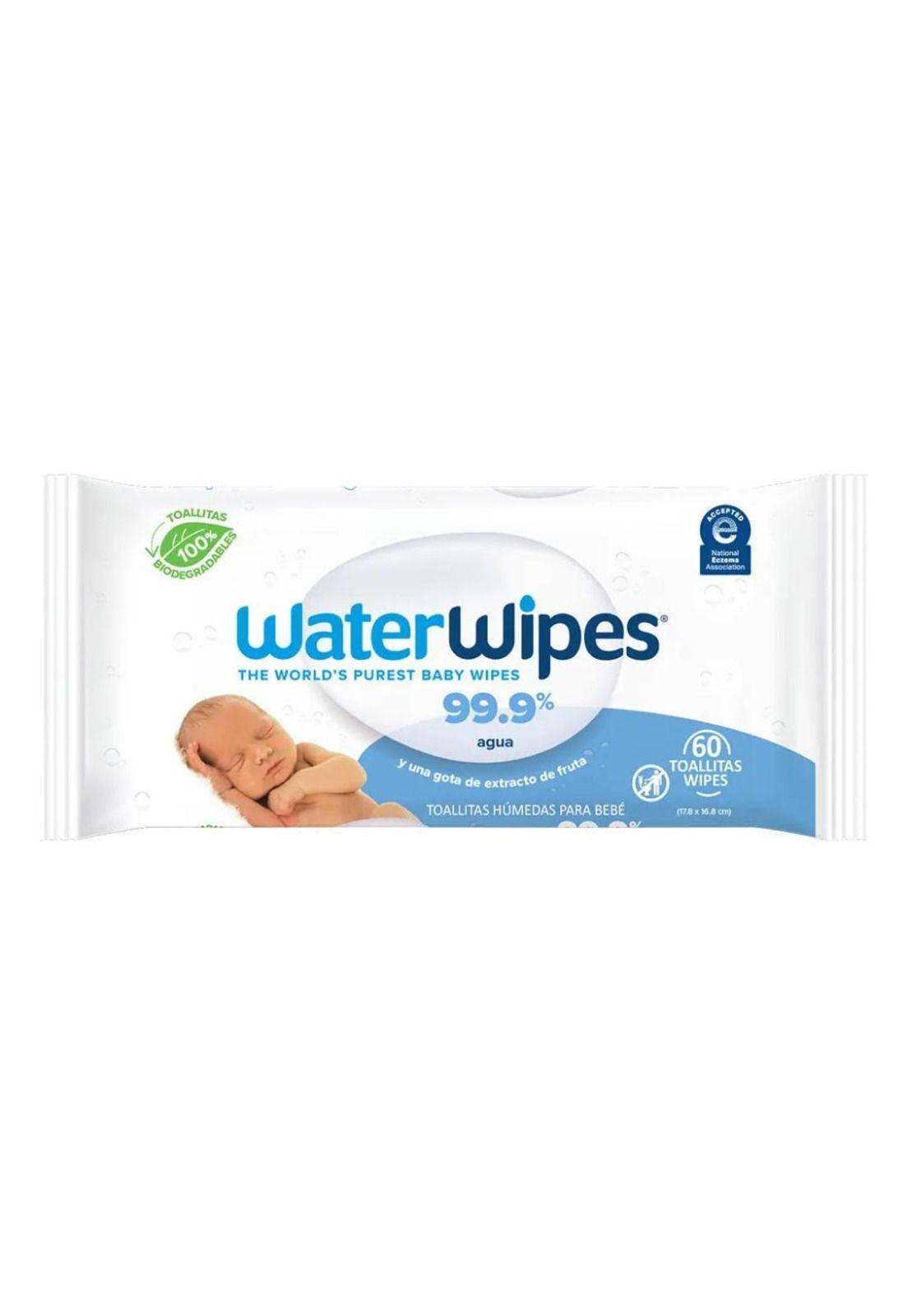 Toallitas húmedas WaterWipes Biodegradables 3x60 uns-2