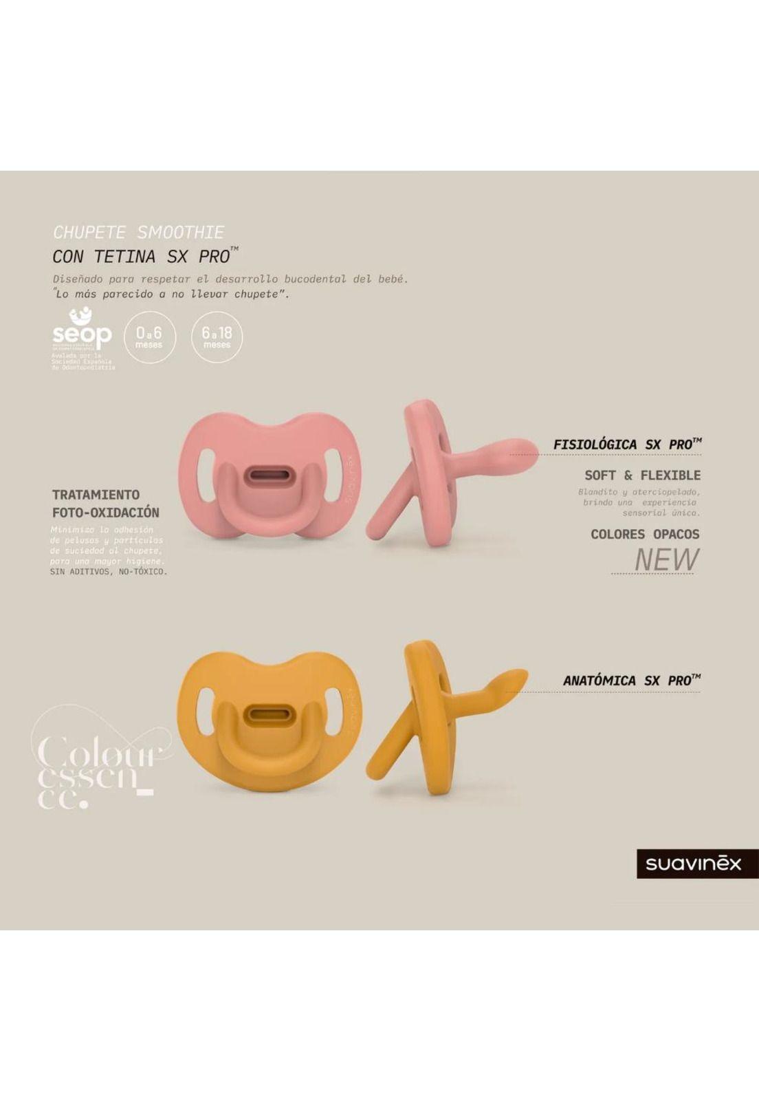 Chupete con Tetina Fisiologica SX Pro de Silicona 6/18 meses - Lake Green-3