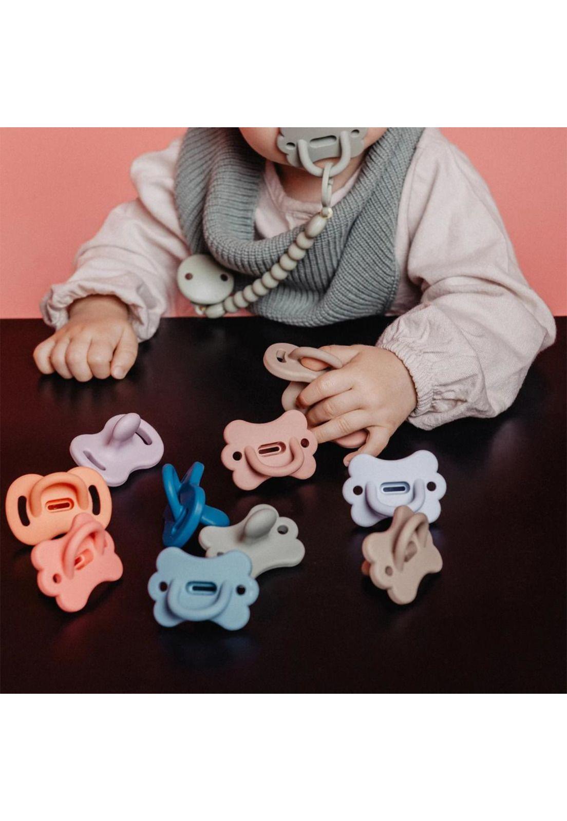 Chupete con Tetina Fisiologica SX Pro de Silicona 6/18 meses - Lake Green-4