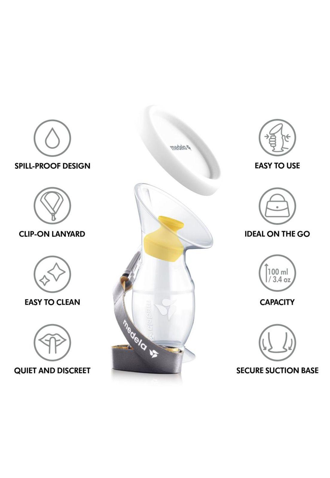 Recolector de leche Materna de Silicona MEDELA-3