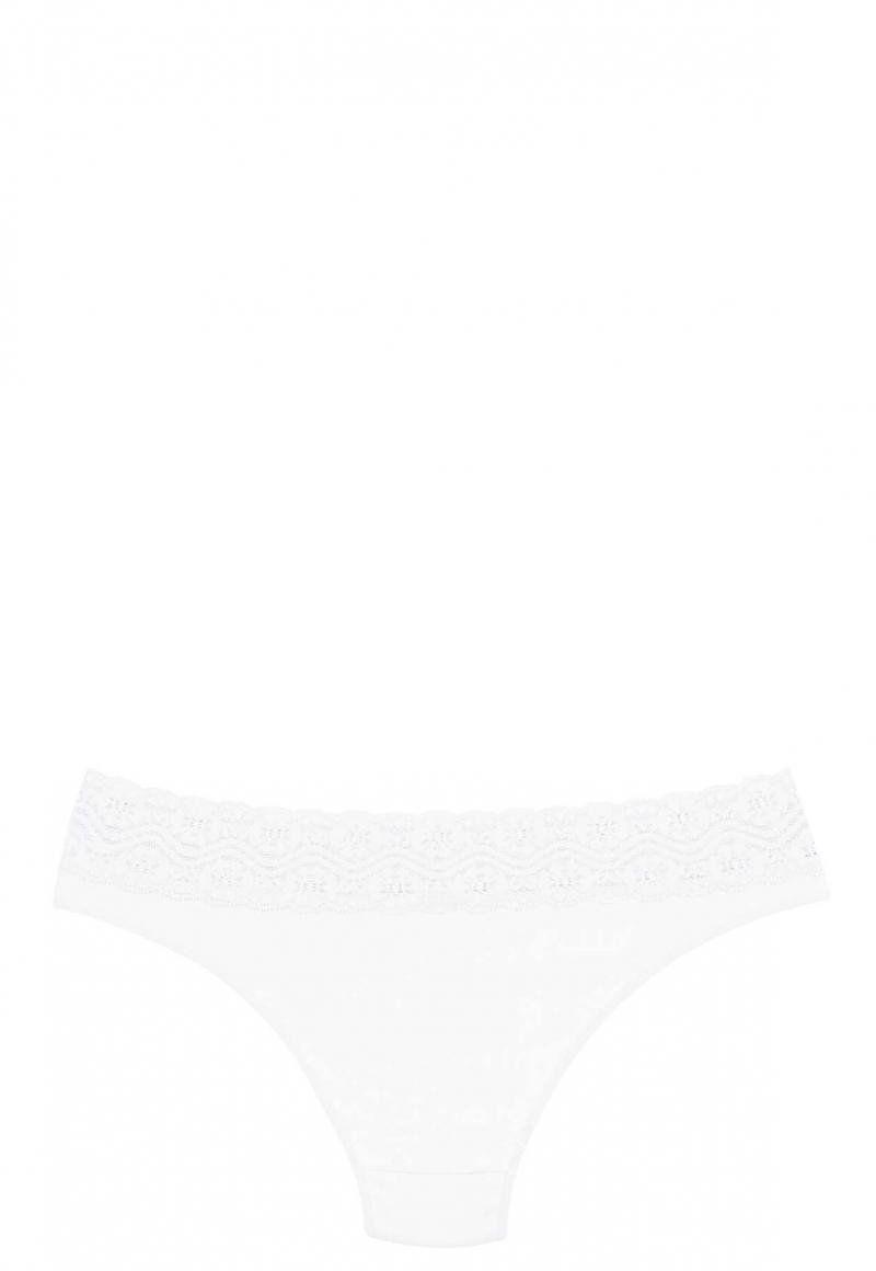 Bikini Algodón Con Encaje Blanco 2Rios-2