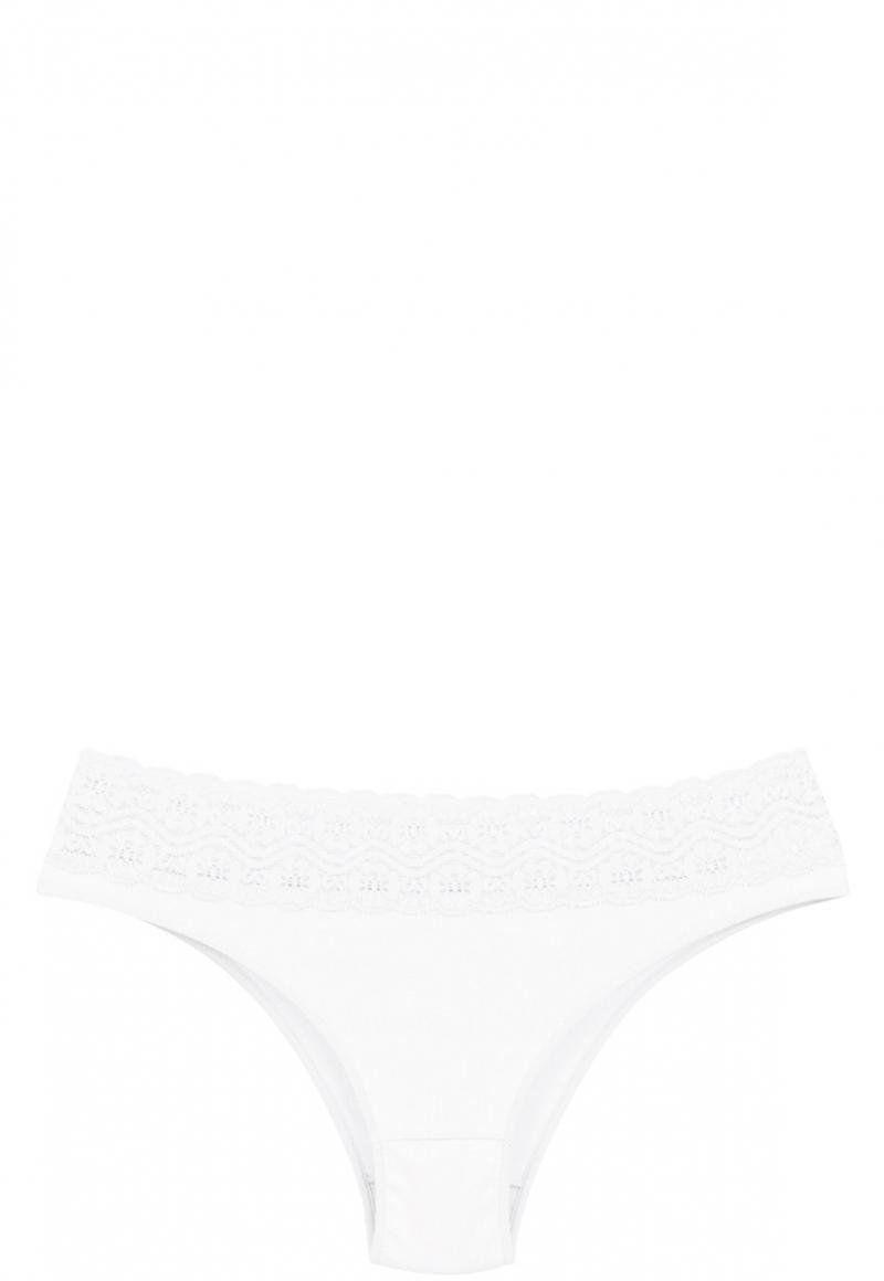 Bikini Algodón Con Encaje Blanco 2Rios-1