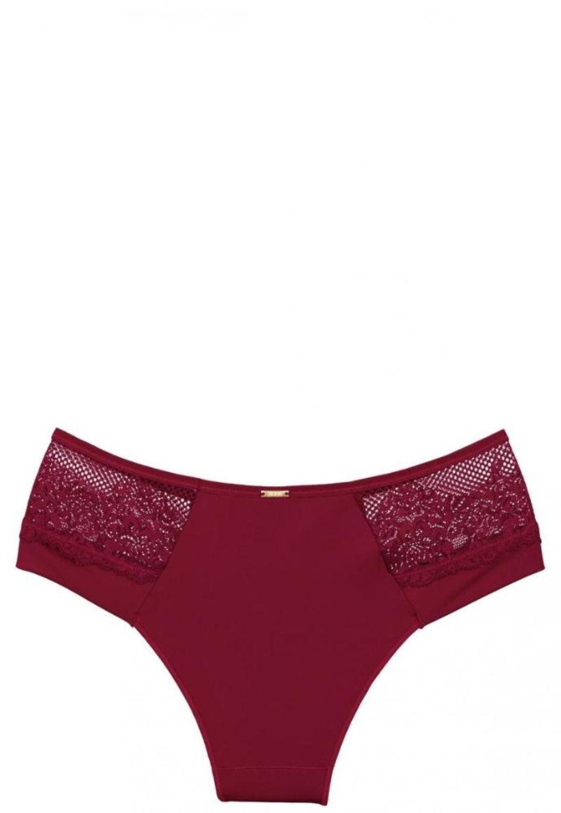 Bikini Microfibra Encaje Rojo 2Rios-1