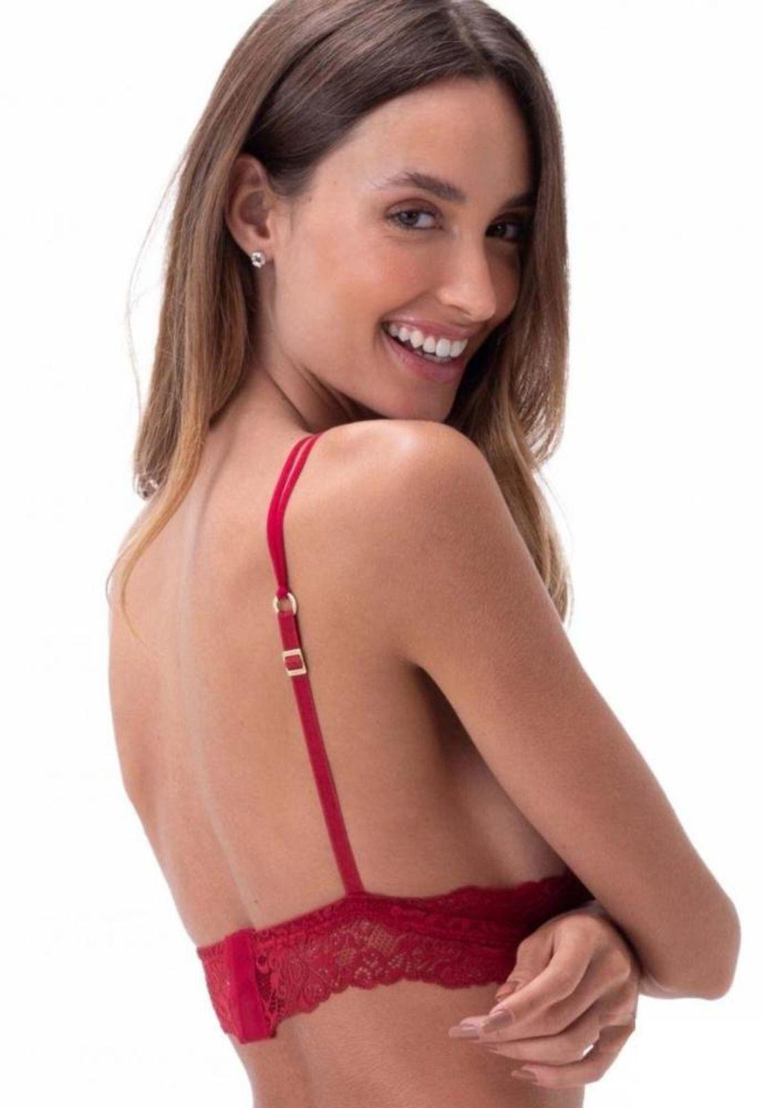 Bralette Sin Copas Ni Aros Rojo 2Rios-2