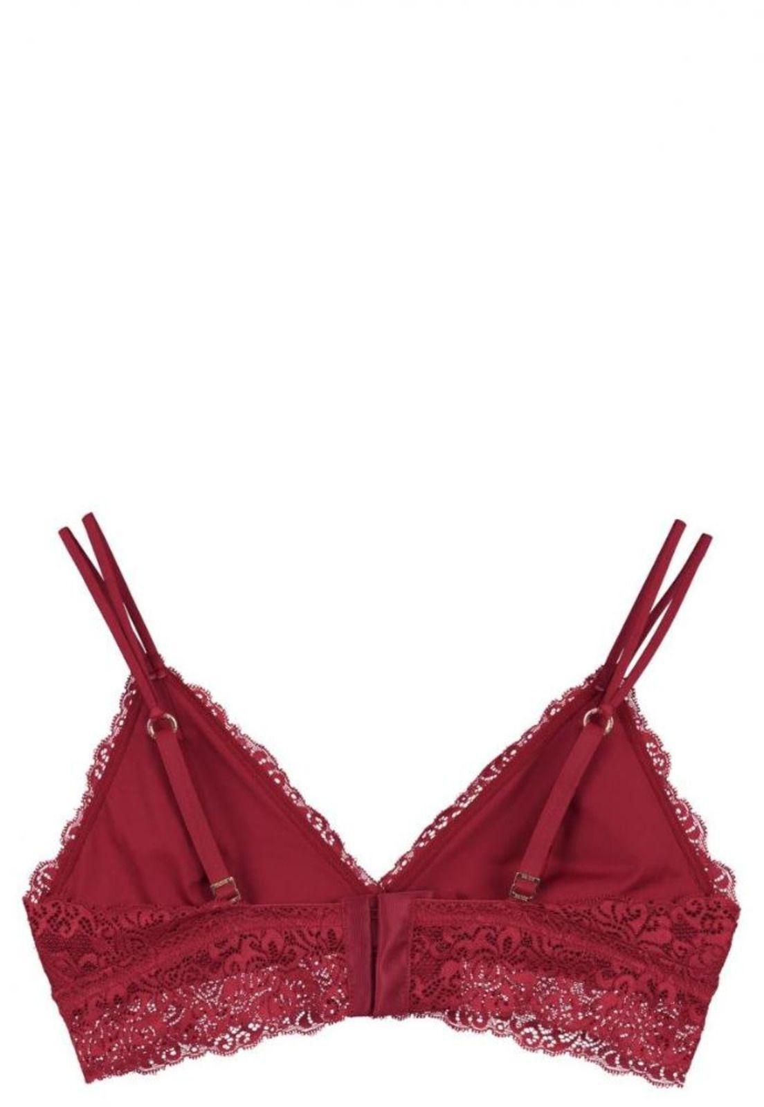 Bralette Sin Copas Ni Aros Rojo 2Rios-4