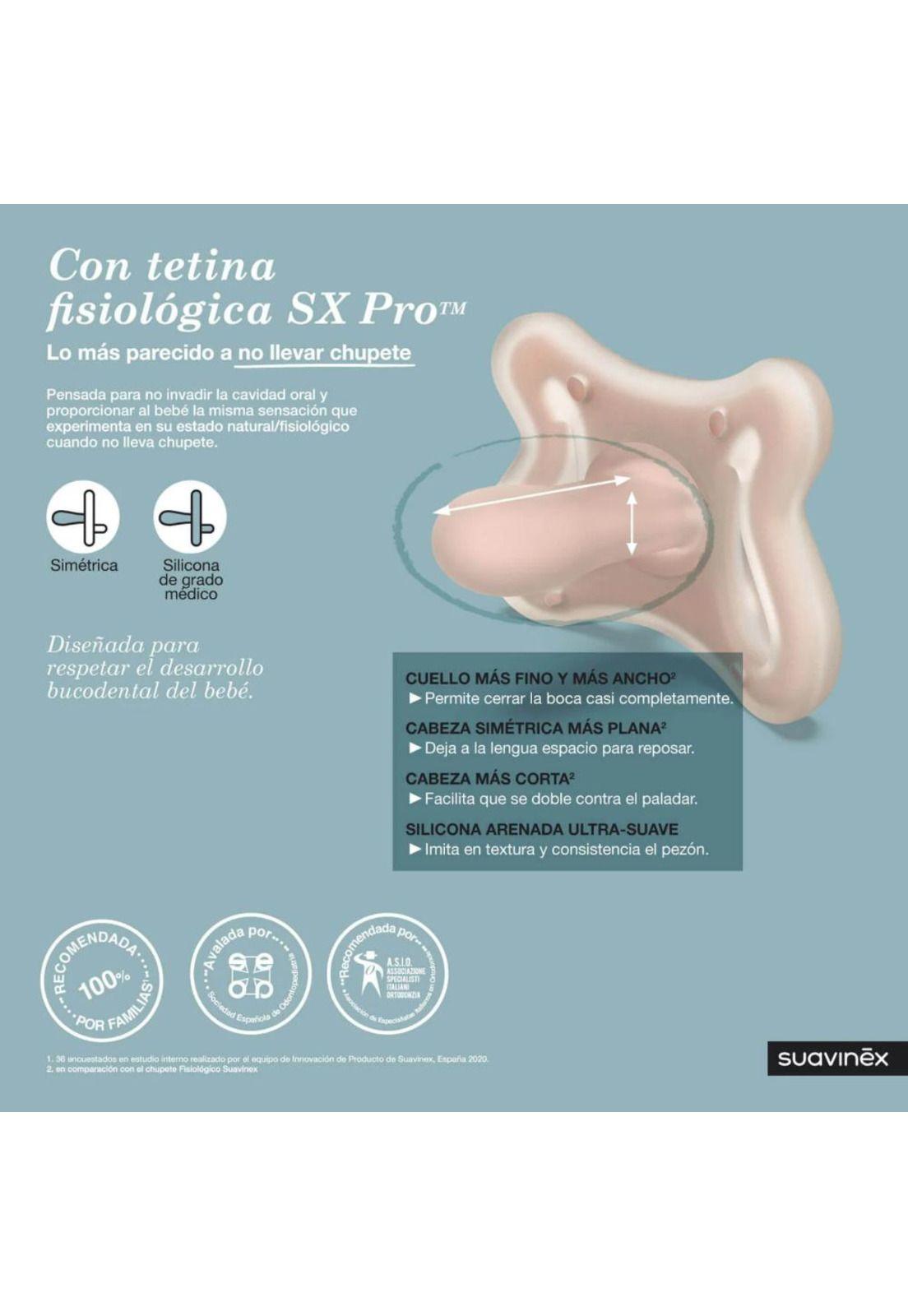 Chupete Nude Zero.Zero Fisiológica SX Silicona  (0-6 m)-3