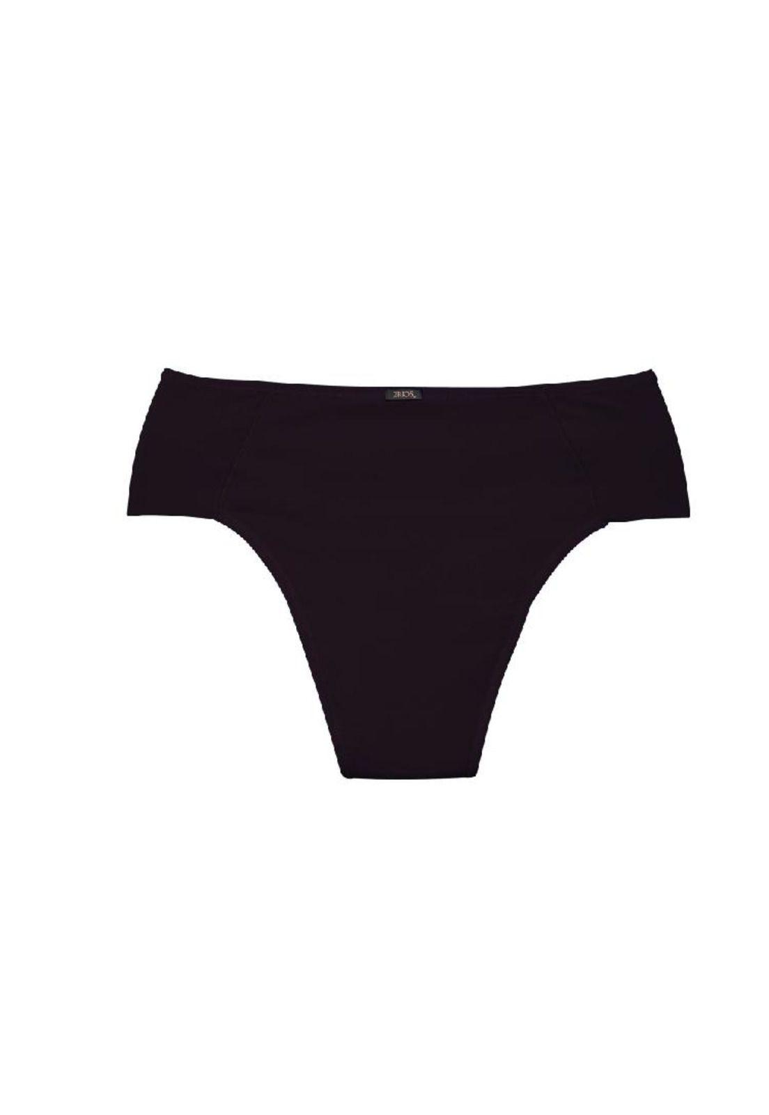 Calzón Menstrual y Absorbente Flujo Alto Negro 2Rios-1