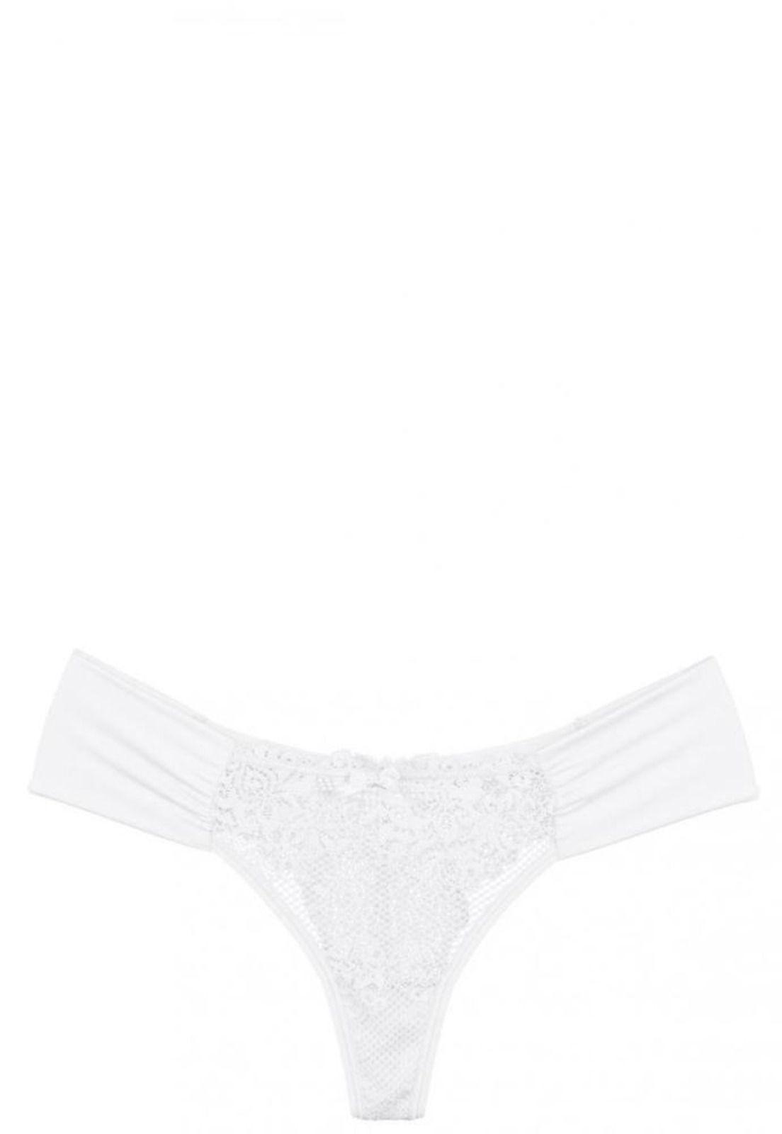 Colaless Lateral Drapeada Y Encaje Blanco 2Rios-1