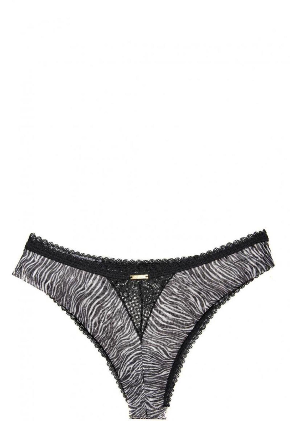 Colaless Cebra Con Detalles En Tul Negro 2Rios-4