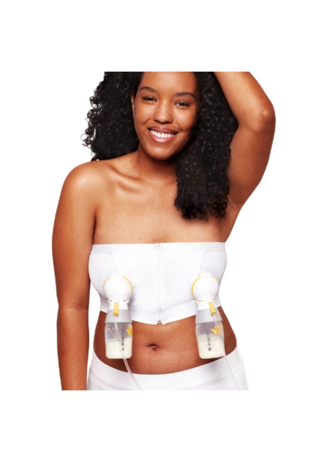 Top de Extracción Manos Libres™ Blanco Medela-0
