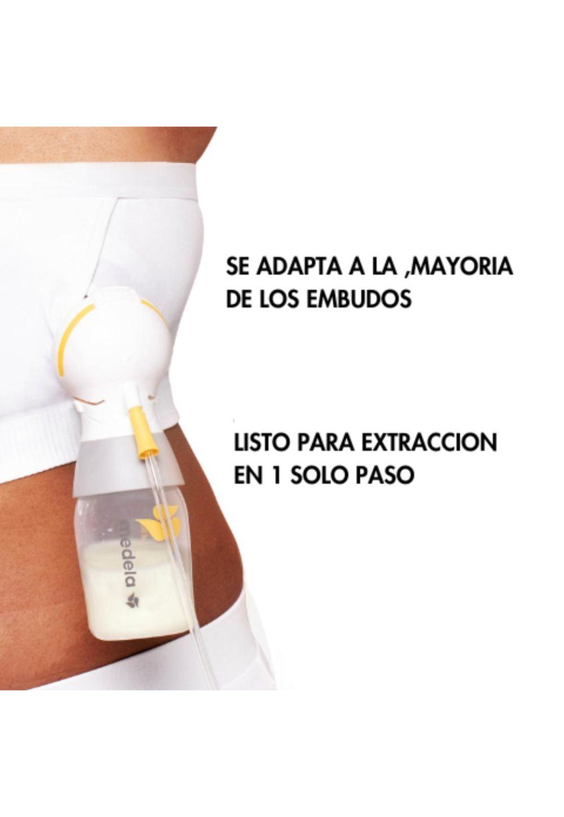 Top de Extracción Manos Libres™ Blanco Medela-3