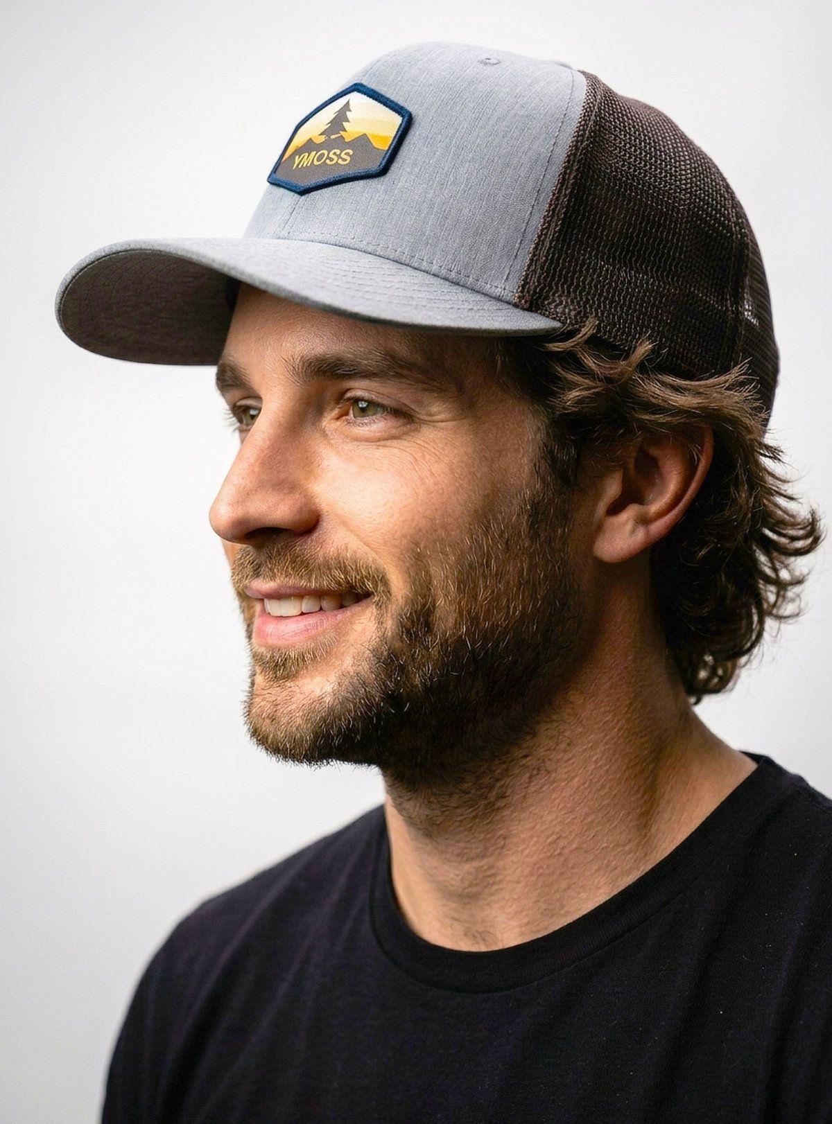 Jockey Trucker gorra Premium YMOSS - Gris Amanecer-2