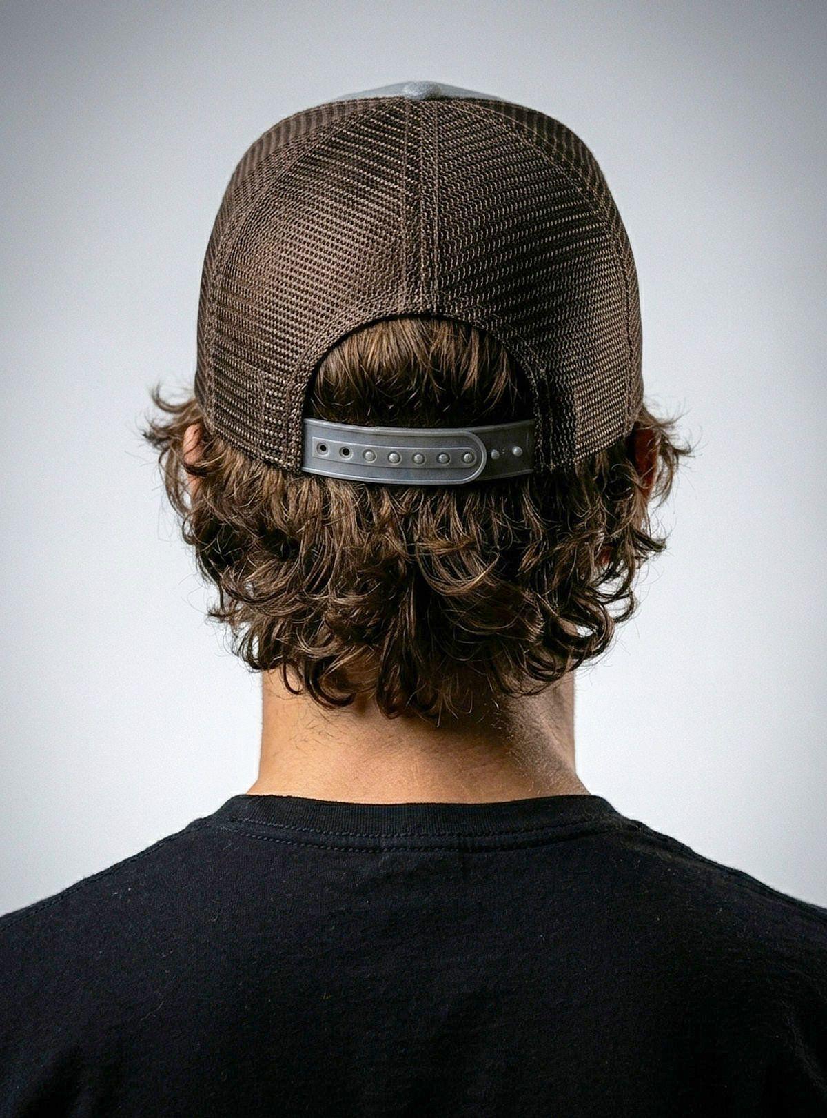 Jockey Trucker gorra Premium YMOSS - Gris Amanecer-3