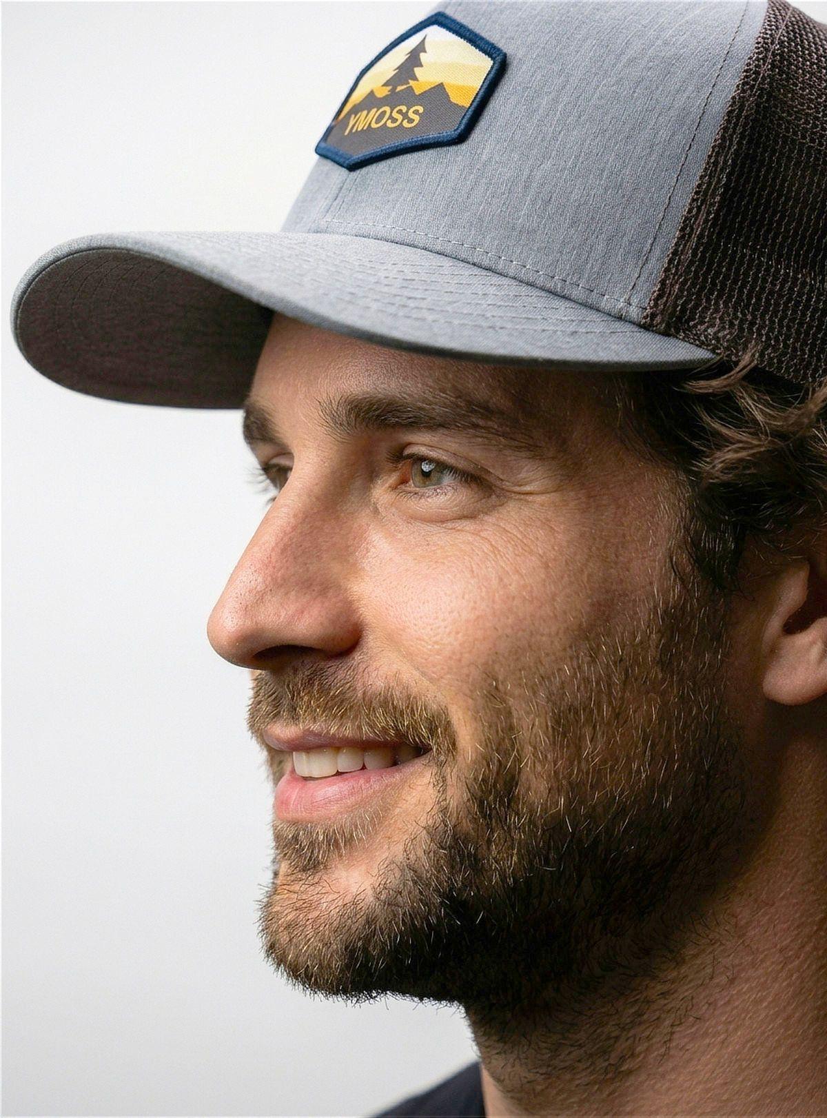 Jockey Trucker gorra Premium YMOSS - Gris Amanecer-4