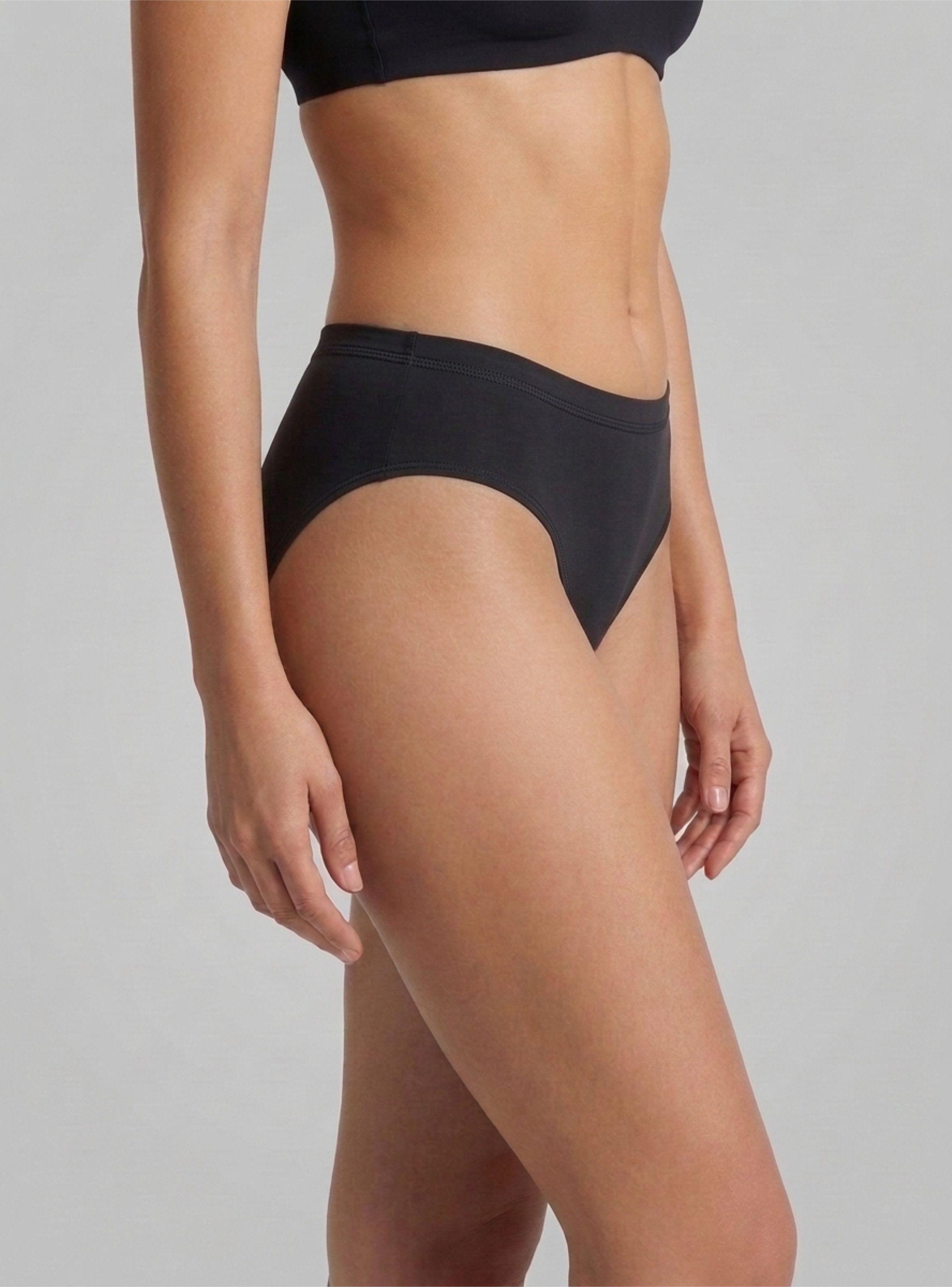 Calzón Bikini Traje de Baño Negro parte abajo Pantaleta Mujer-3